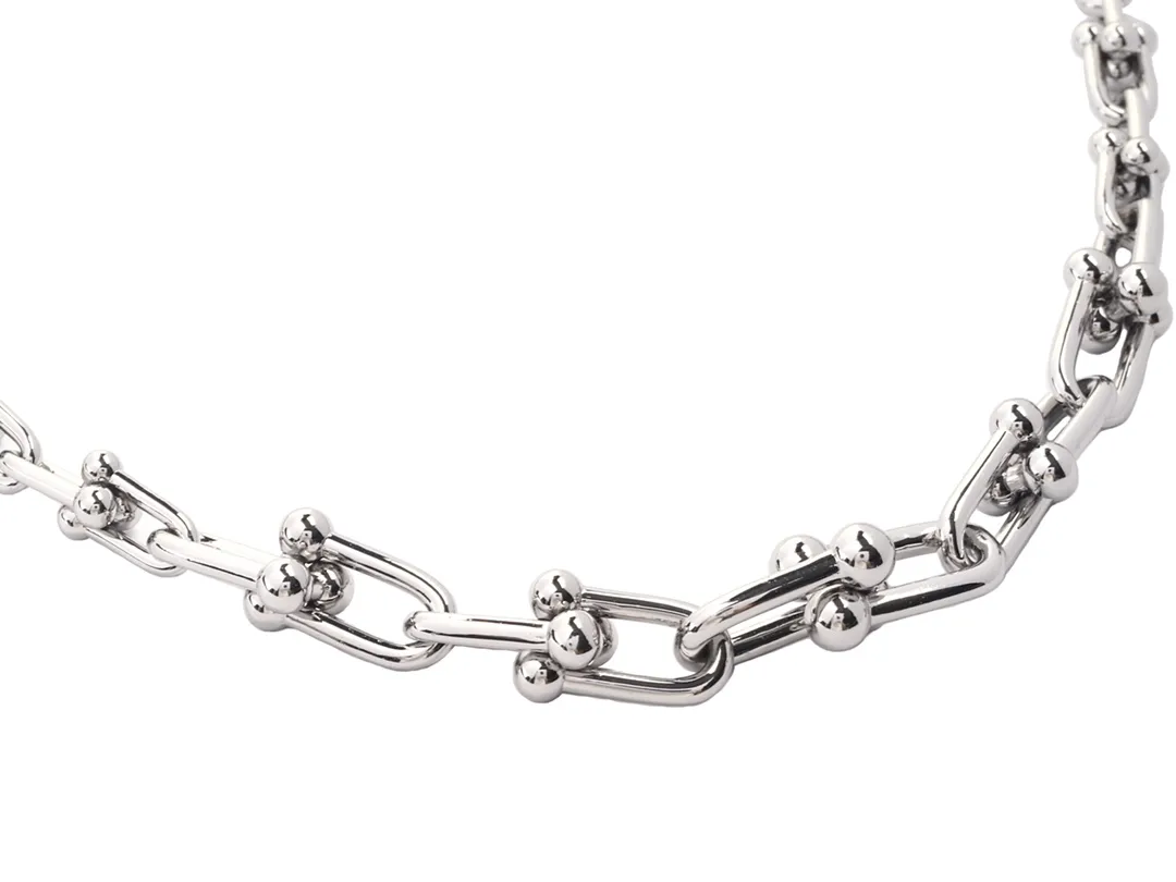 HardWear Graduated Link Necklace (Titanium Steel) D22017563 — view 2