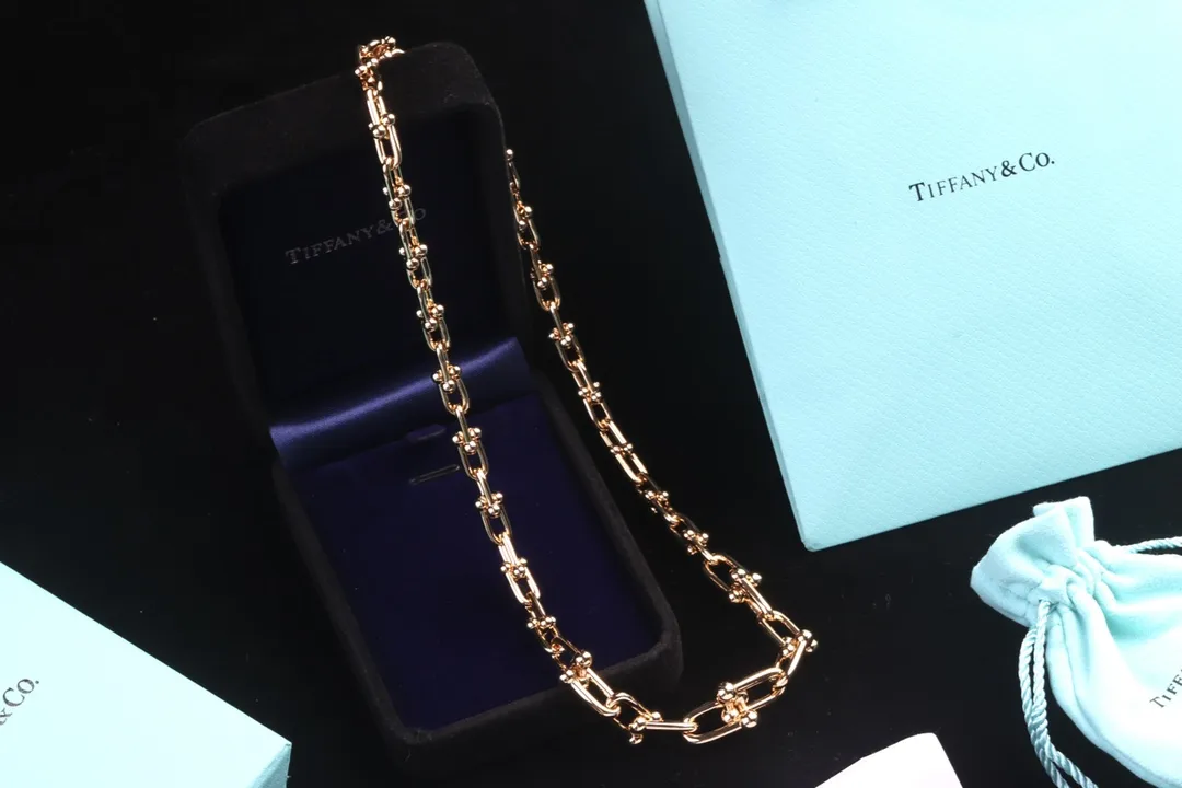 HardWear Graduated Link Necklace (Gold-Plated Titanium Steel) D22017565 — view 5