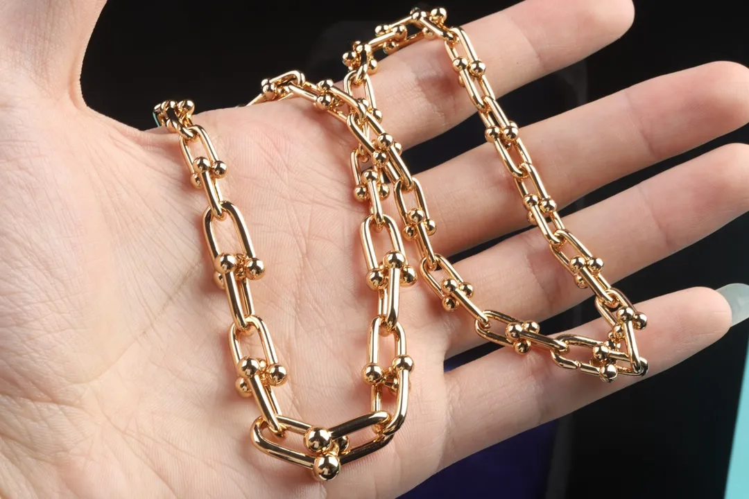 HardWear Graduated Link Necklace (Gold-Plated Titanium Steel) D22017565 — view 6