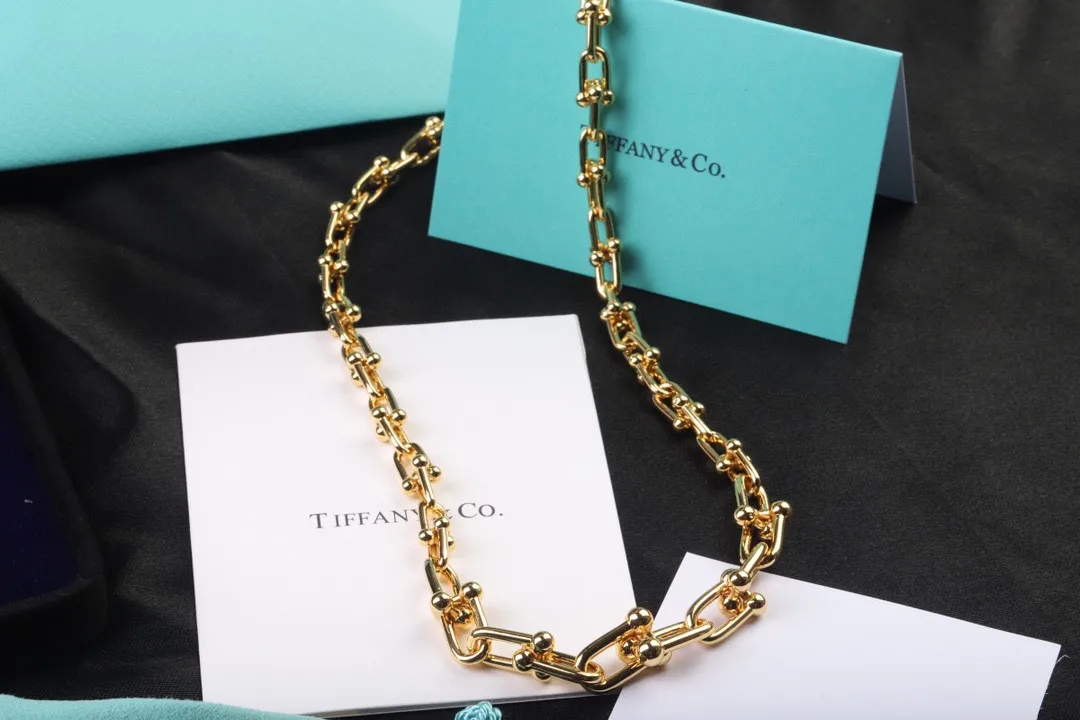 HardWear Graduated Link Necklace (Gold-Plated Titanium Steel) D22017565 — view 7