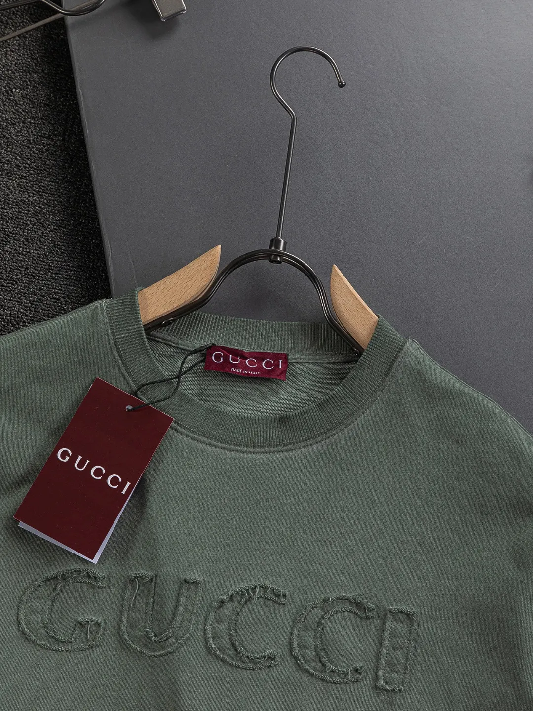 Logo Appliqué Cotton-Jersey Sweatshirt D20022826 — view 3