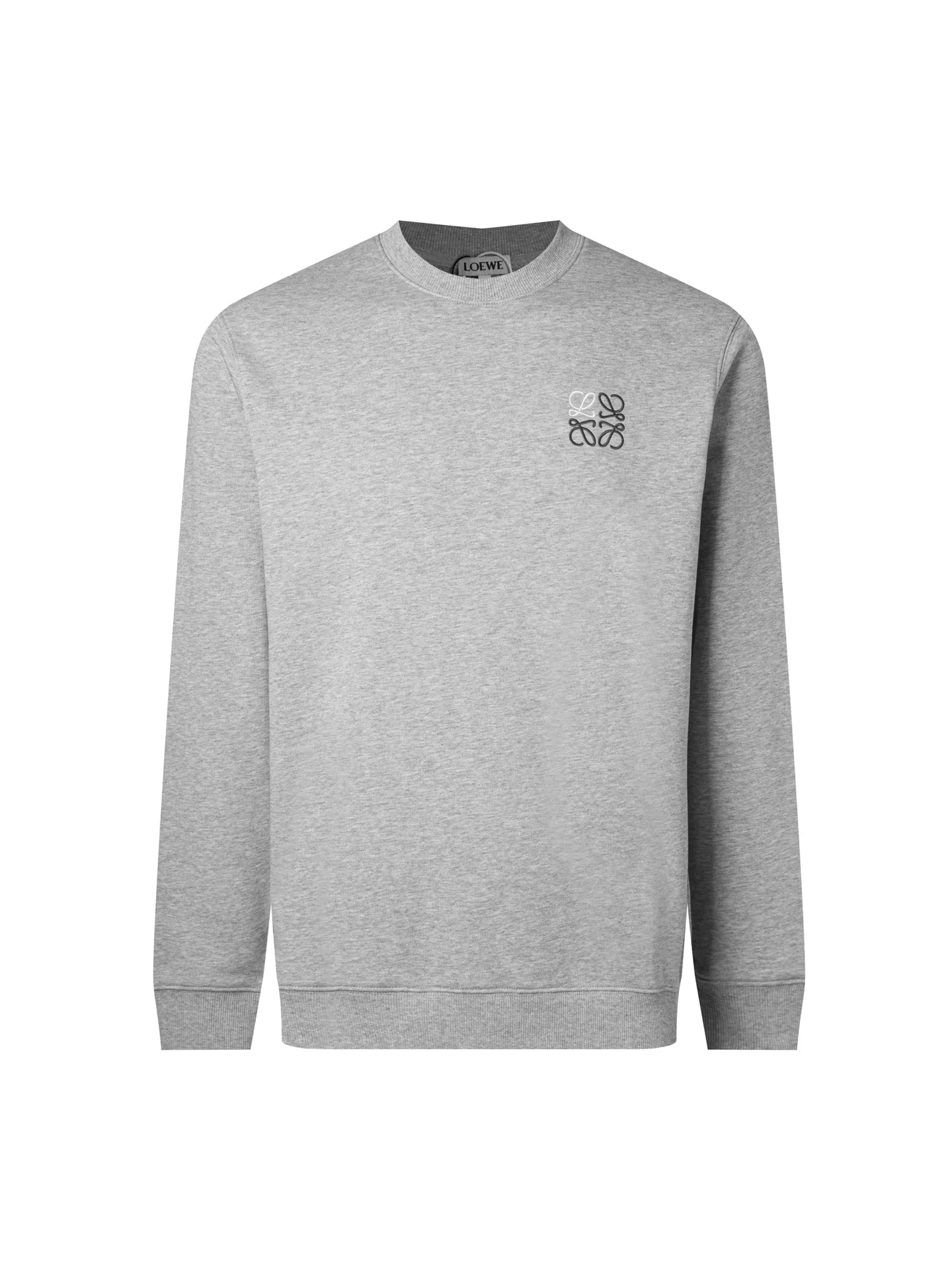 Anagram Embroidered Cotton-Jersey Sweatshirt D20020413