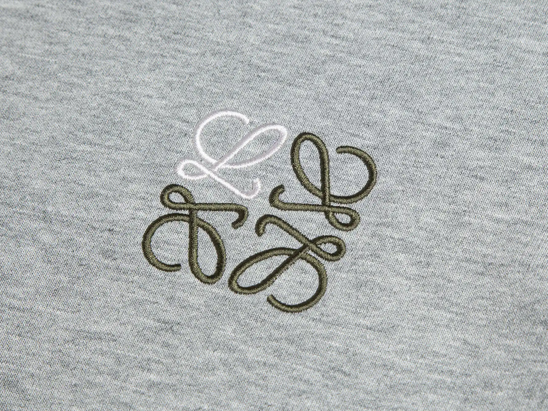 Anagram Embroidered Cotton-Jersey Sweatshirt D20020413 — view 3