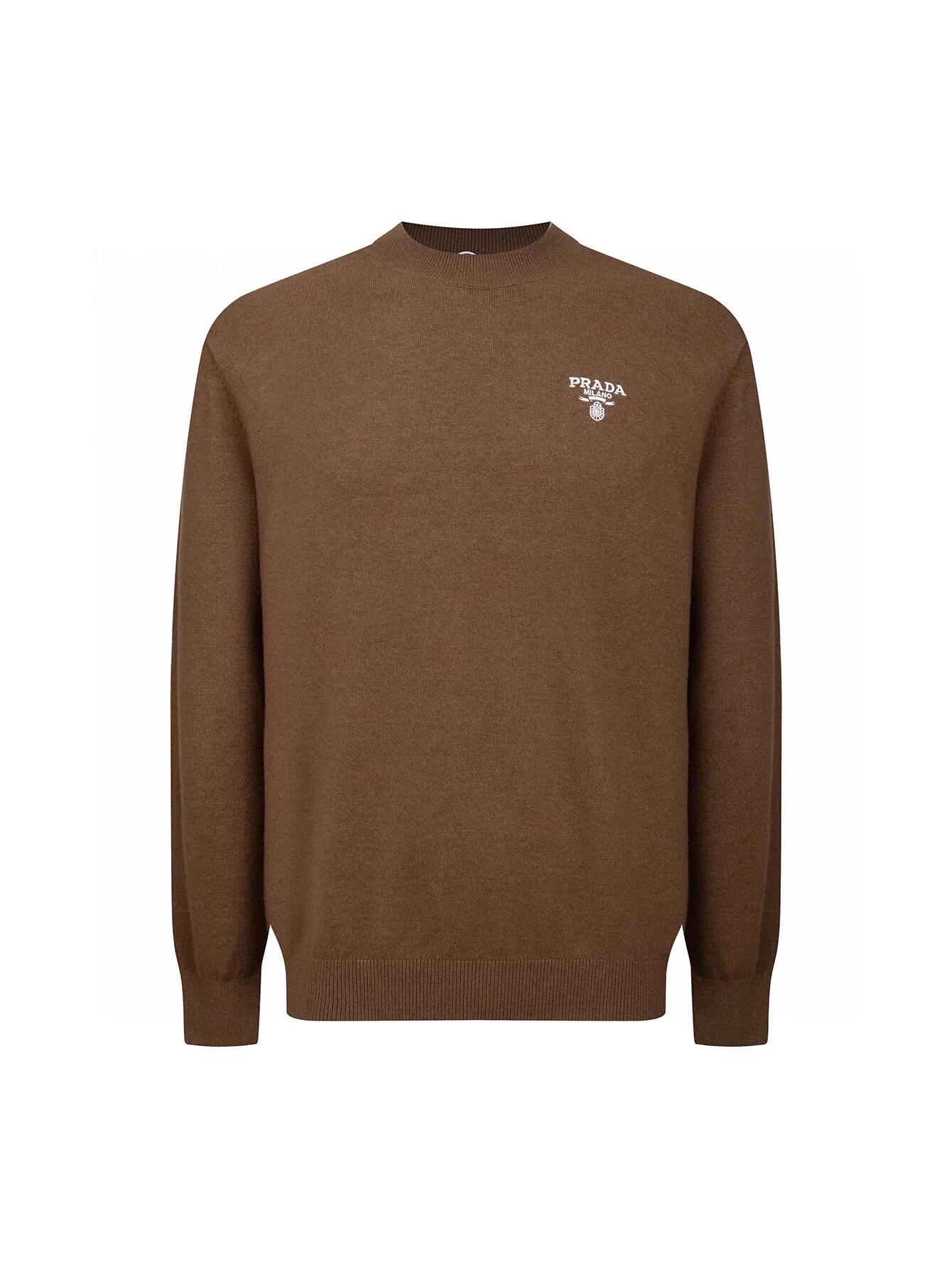 Embroidered Logo Cashmere Crew-Neck Sweater D20520393