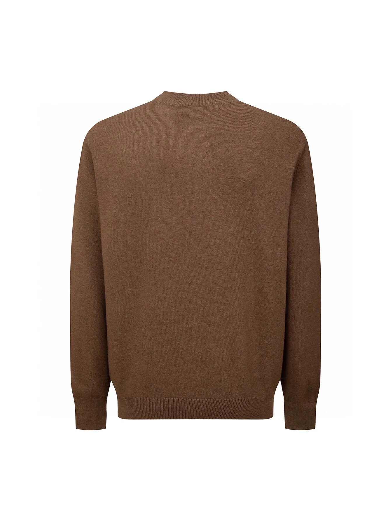 Embroidered Logo Cashmere Crew-Neck Sweater D20520393 — view 2