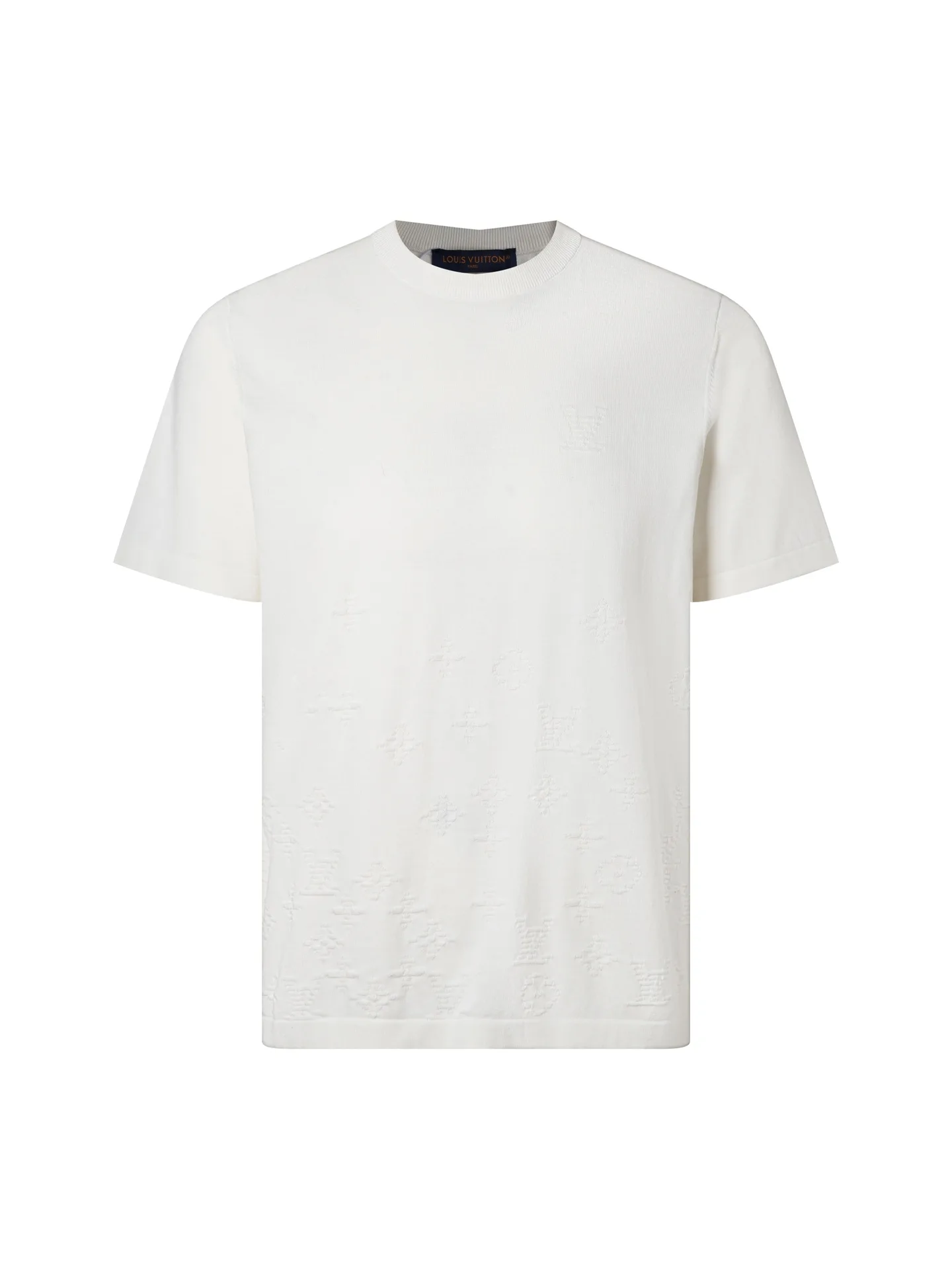 Monogram Intarsia Wool-Blend Knit T-Shirt D21020385