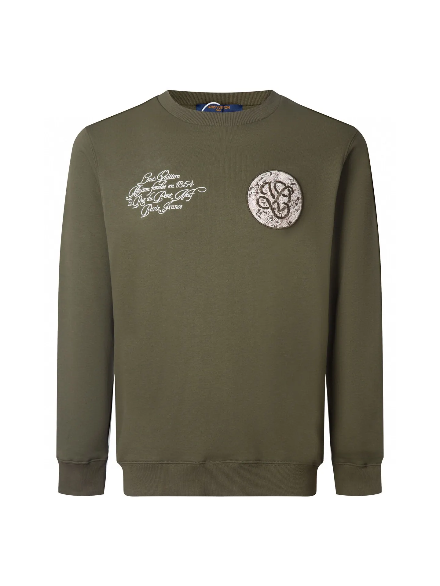 Embroidered Patch Damier Sweatshirt D21020420