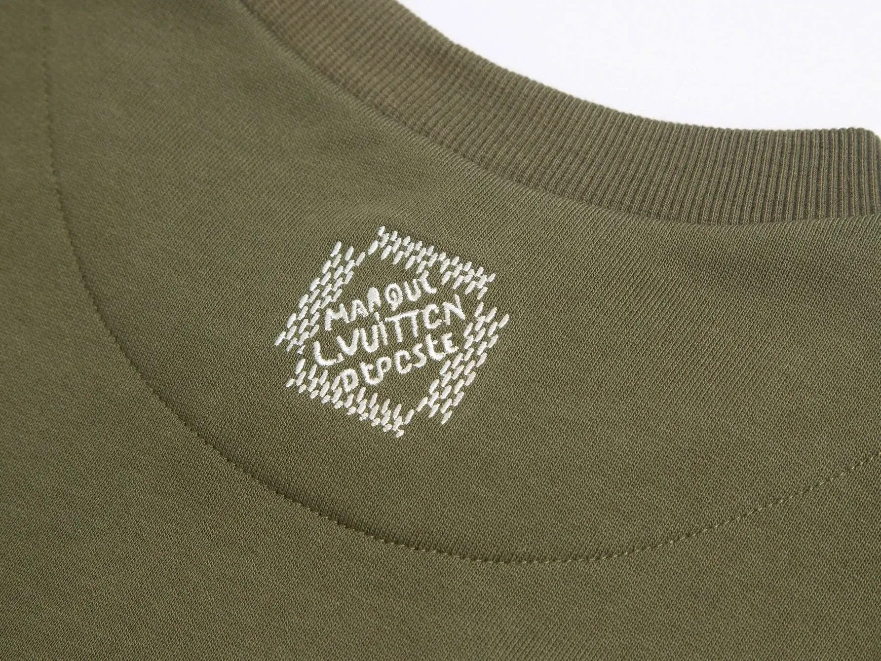 Embroidered Patch Damier Sweatshirt D21020420 — view 7