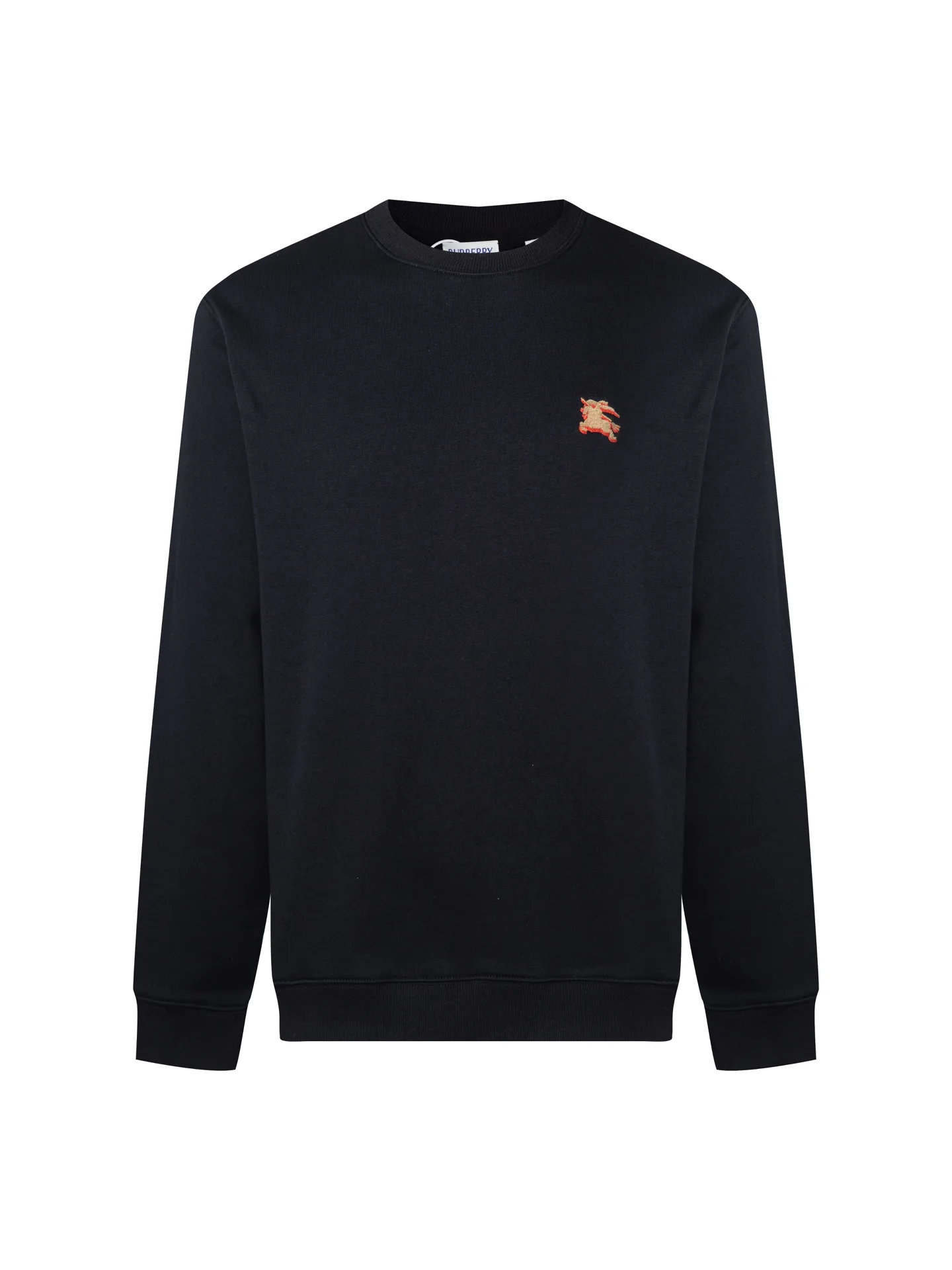 Equestrian Knight Embroidered Crew-Neck Sweatshirt D21020388