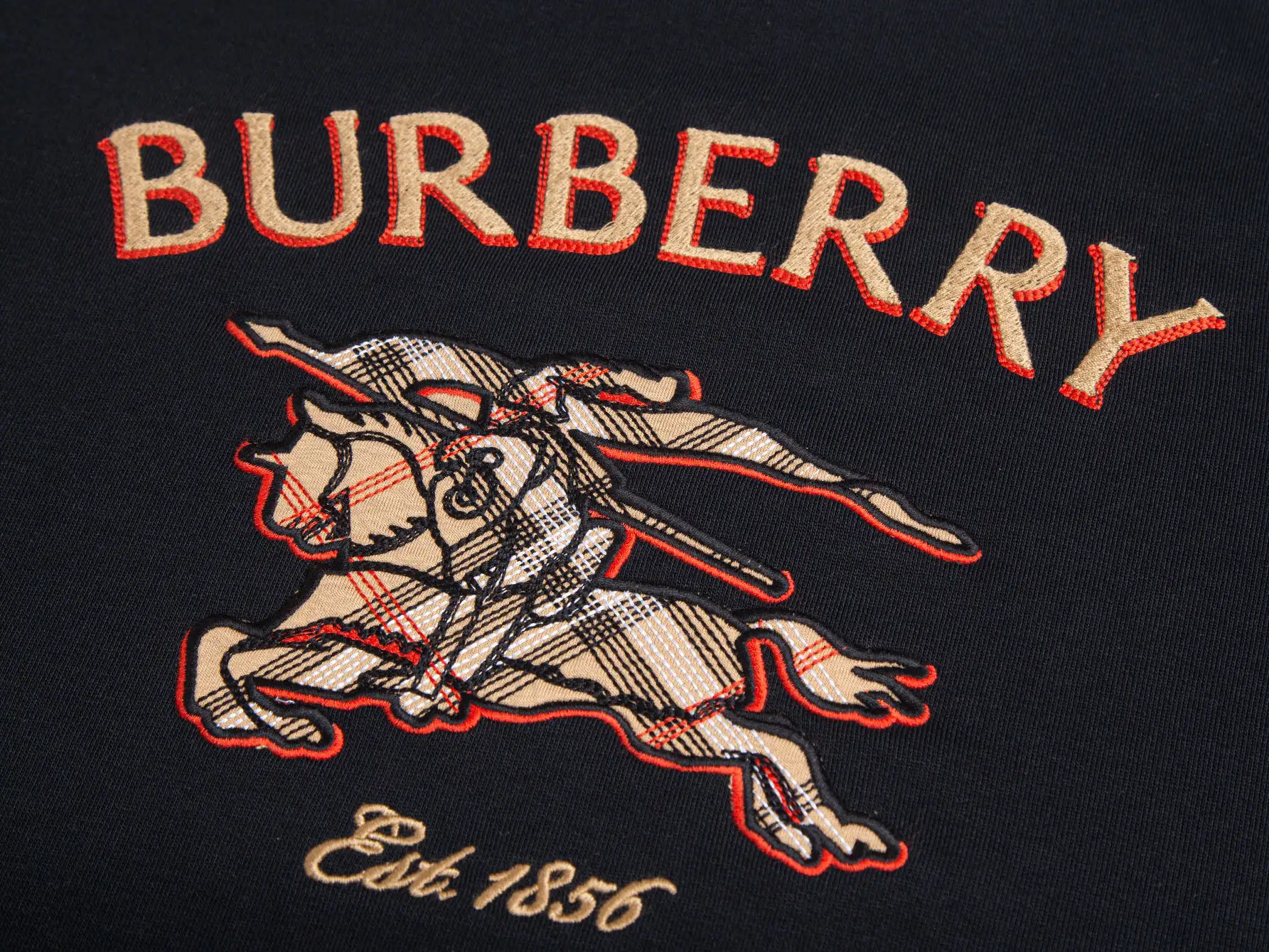 Equestrian Knight Embroidered Crew-Neck Sweatshirt D21020388 — view 4