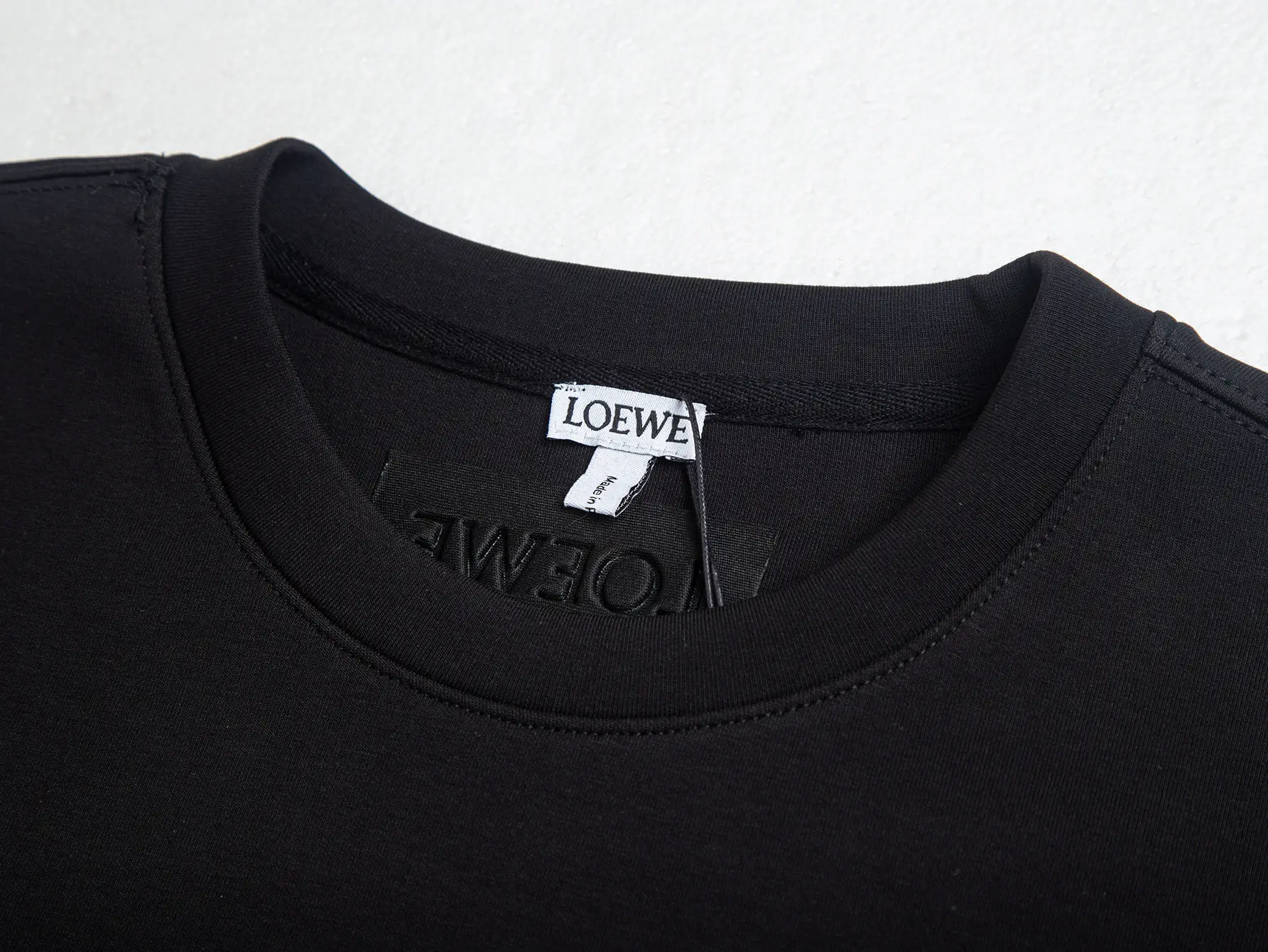 Embossed Logo Cotton-Blend Sweatshirt D21020453 — view 5