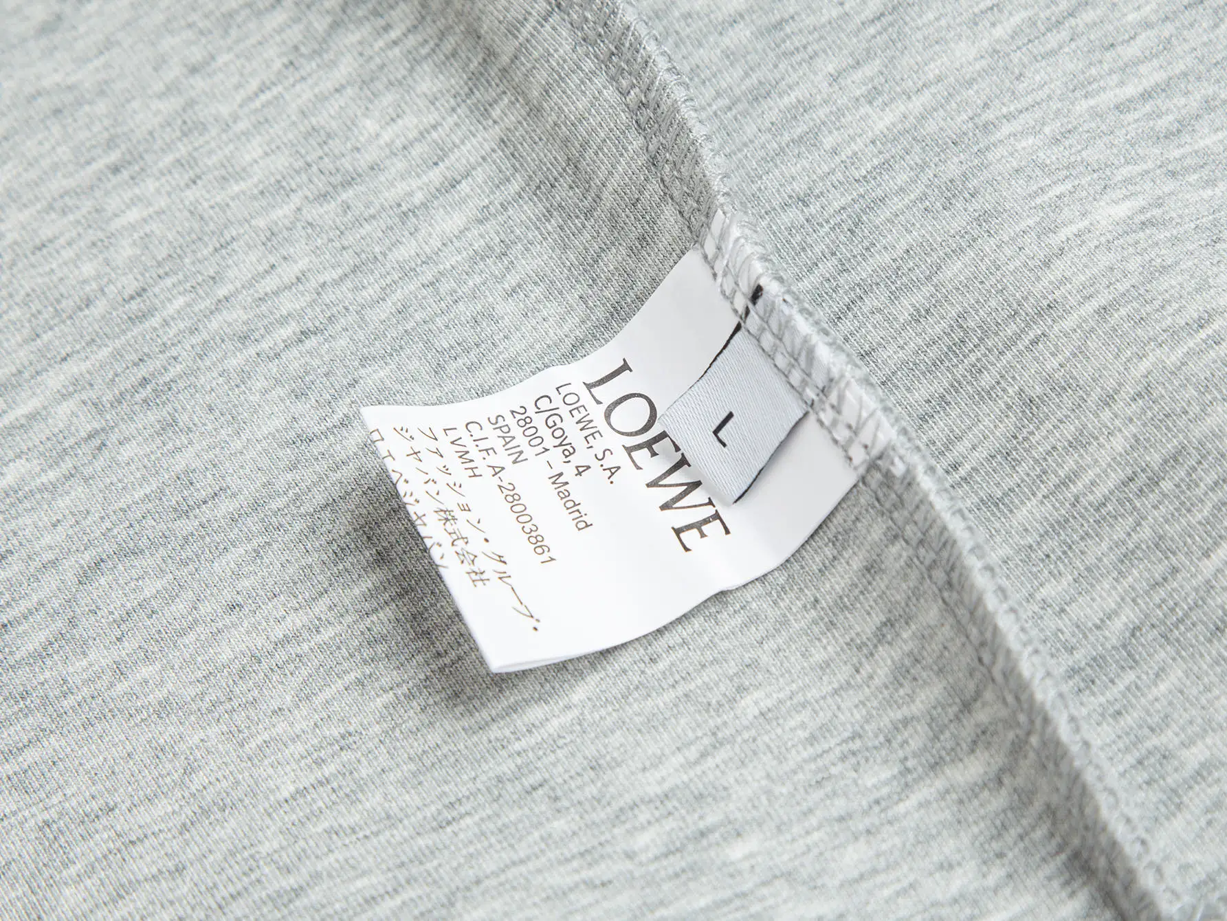 Anagram Embossed Cotton-Blend Sweatshirt D21020452 — view 9
