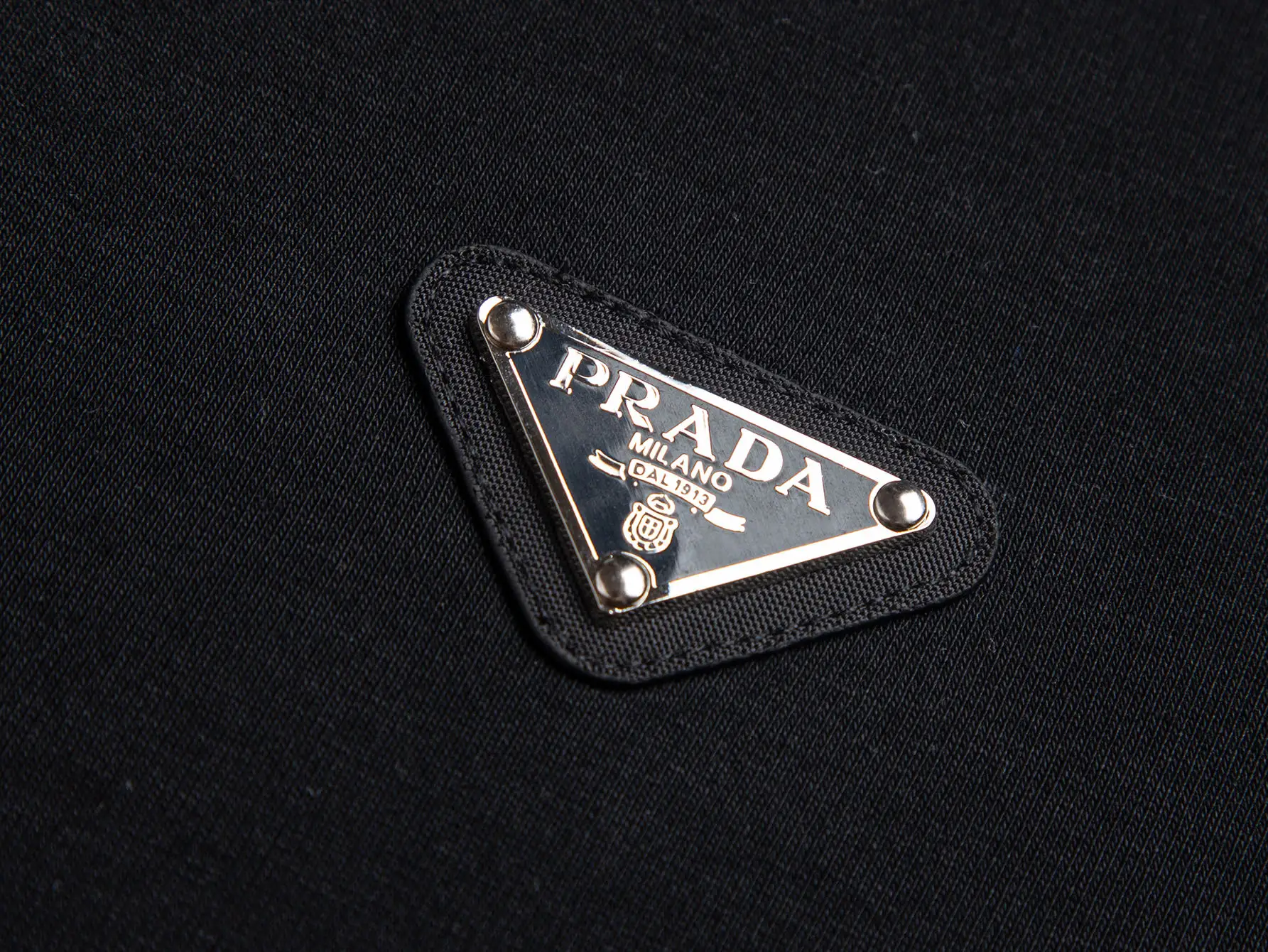 Logo-Patch Cotton-Blend Crew-Neck Sweatshirt D22520418 — view 3