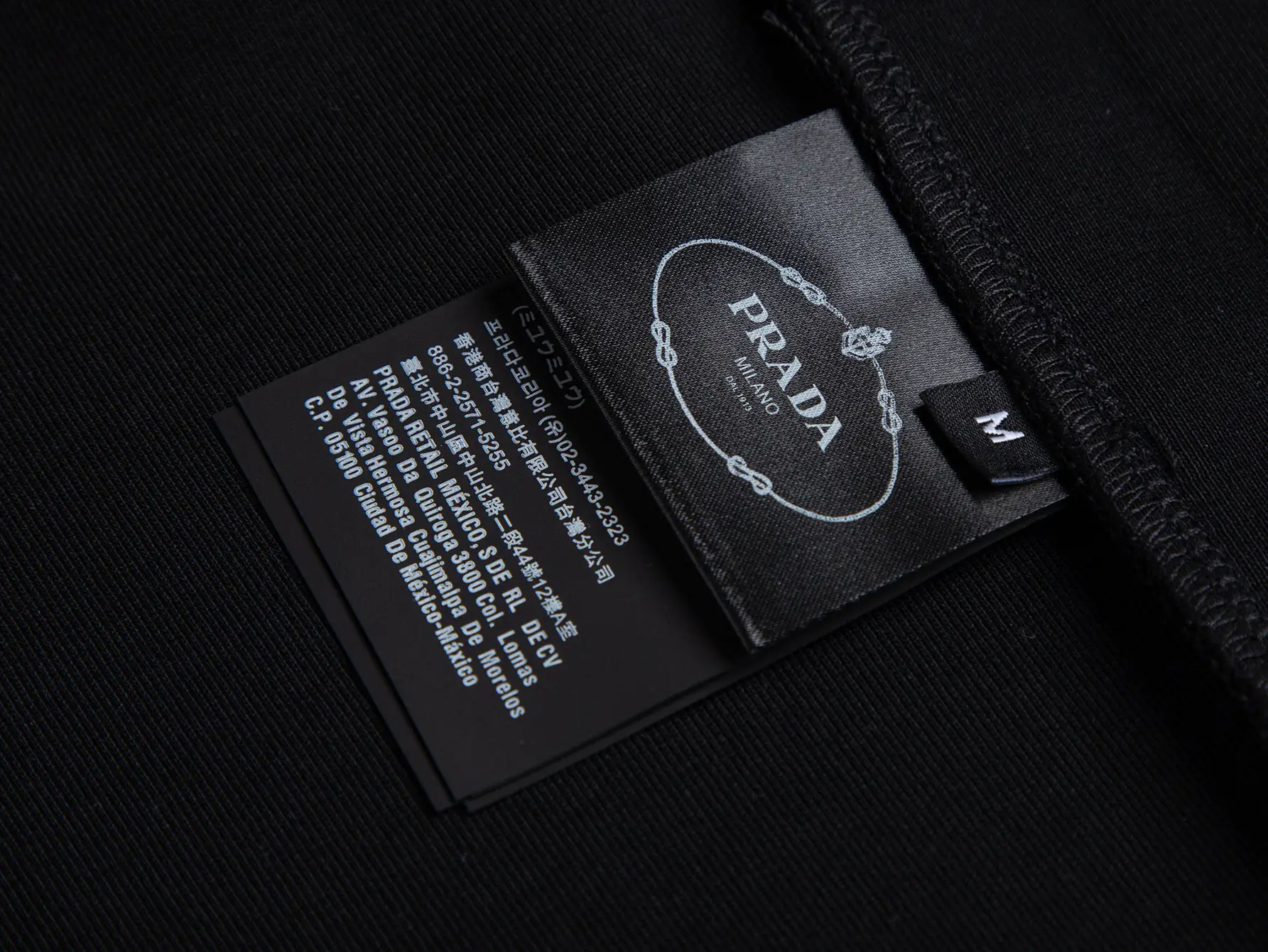Logo-Patch Cotton-Blend Crew-Neck Sweatshirt D22520418 — view 4