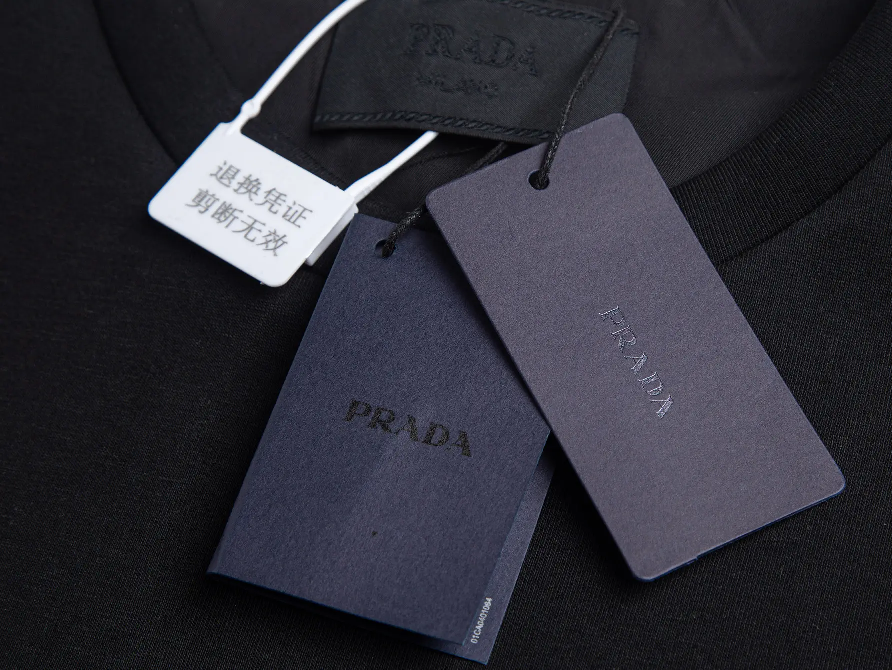 Logo-Patch Cotton-Blend Crew-Neck Sweatshirt D22520418 — view 6
