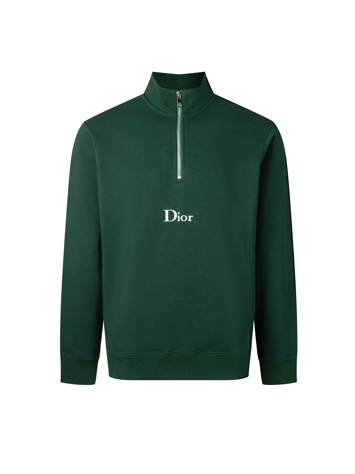 Logo Embroidery Half-Zip Sweatshirt D24020417
