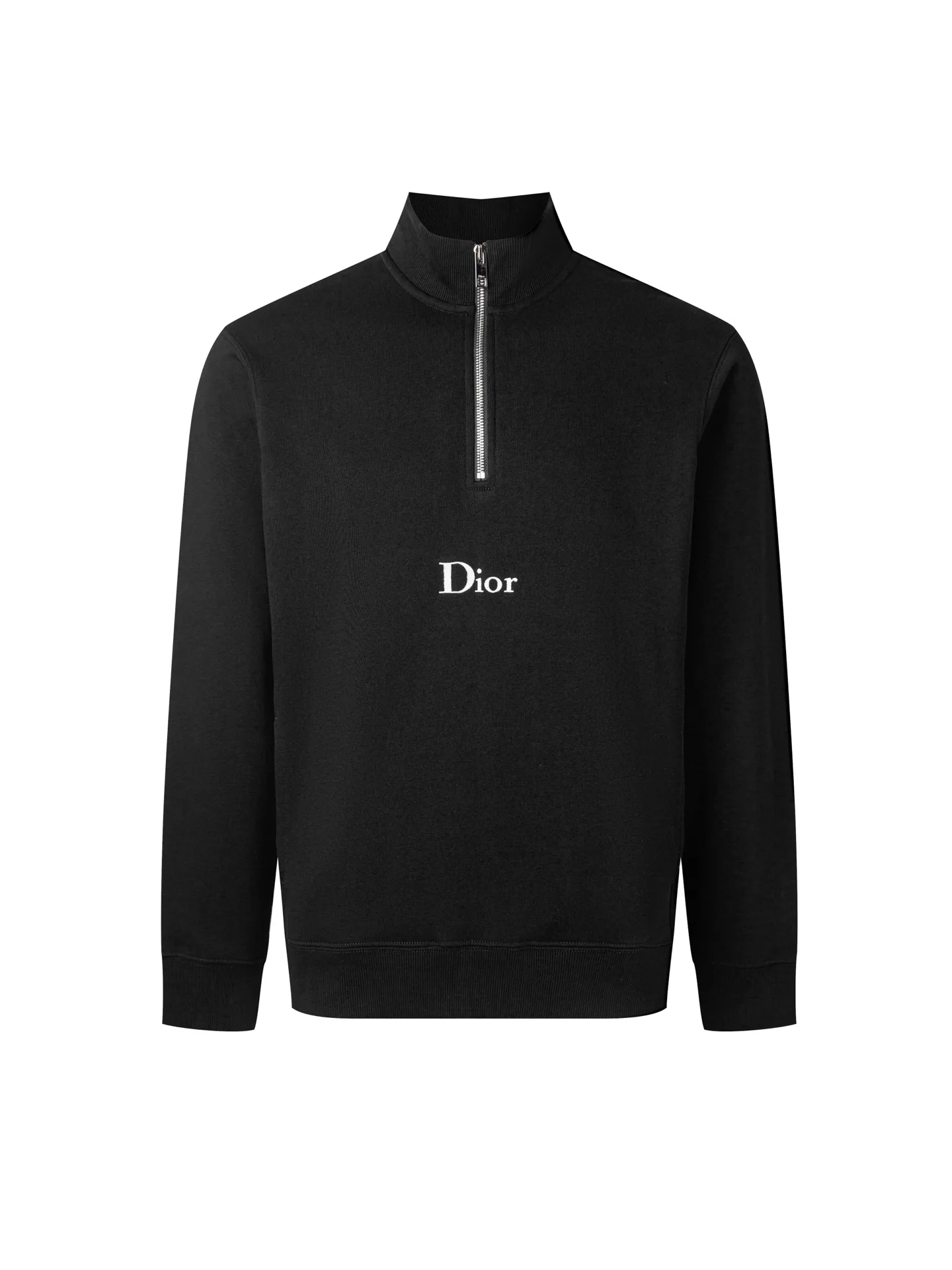 Logo Embroidery Half-Zip Sweatshirt D24020416
