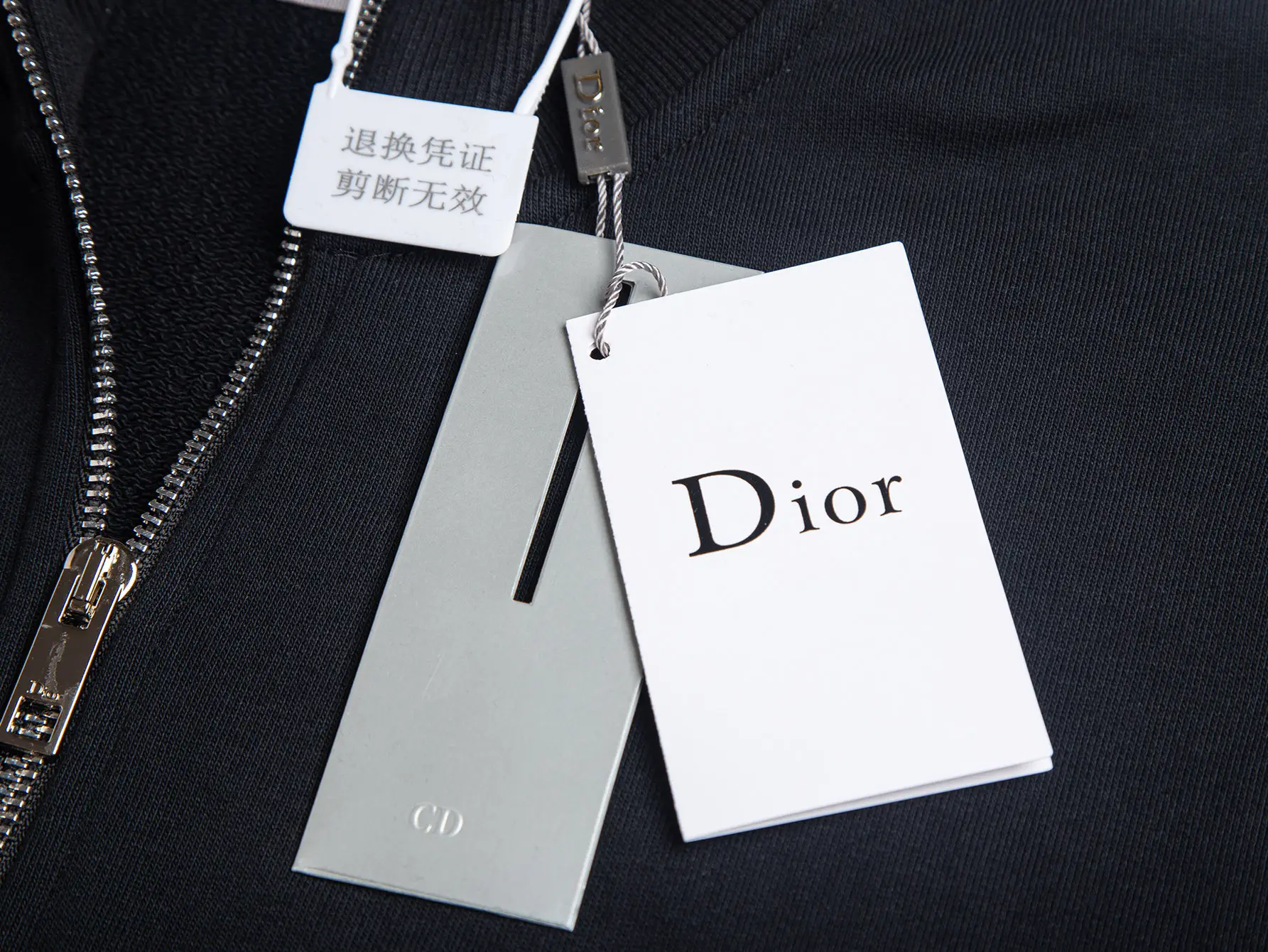 Logo Embroidery Half-Zip Sweatshirt D24020416 — view 11