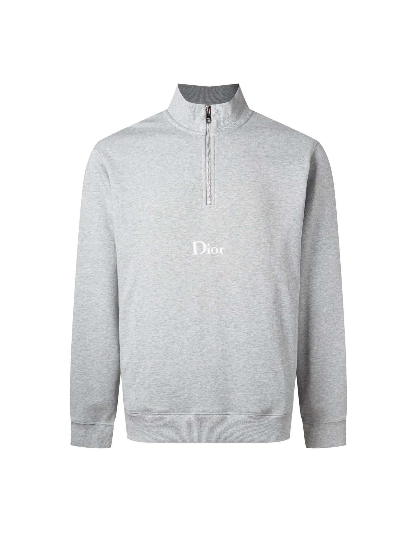 Logo Embroidery Half-Zip Sweatshirt D24020415