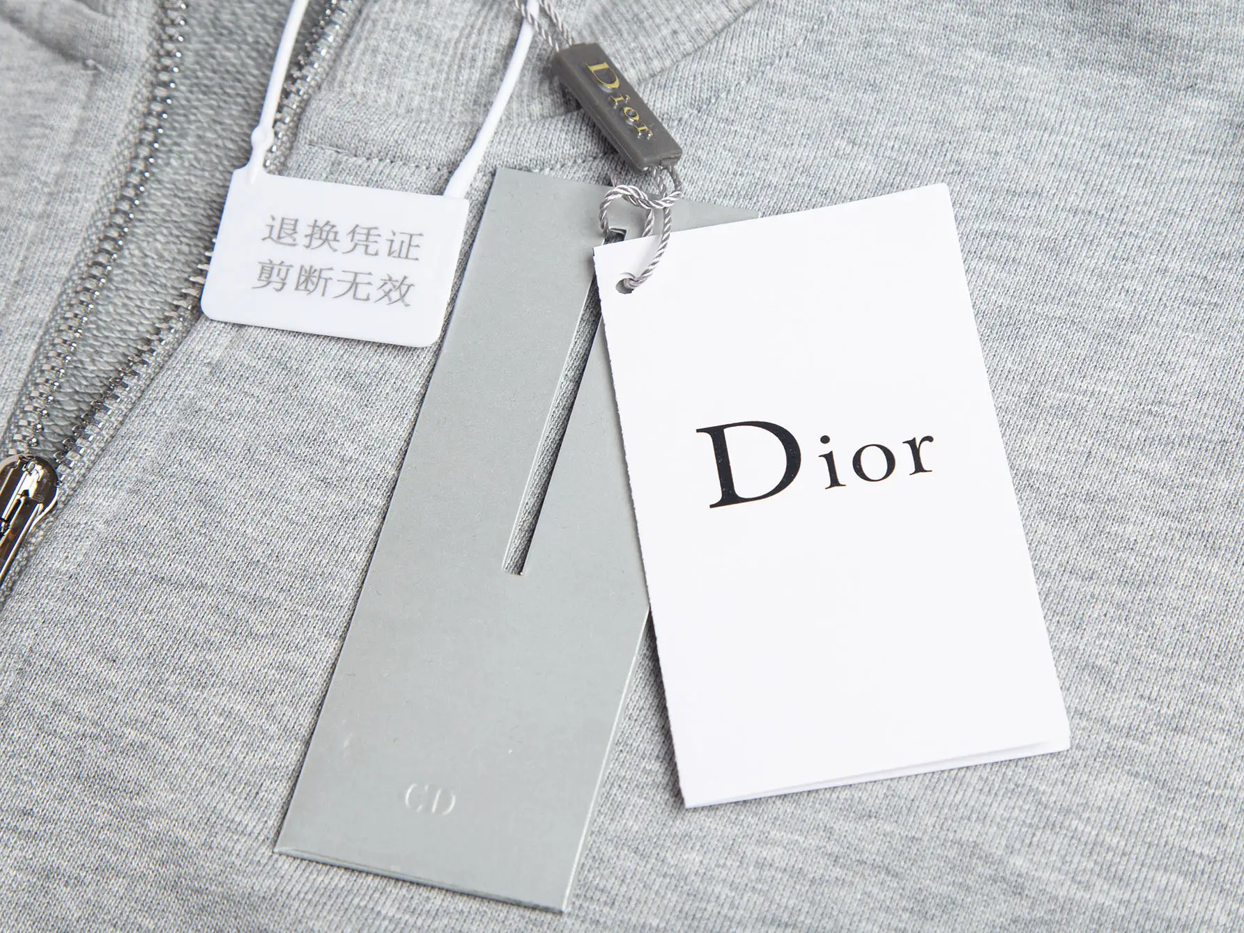 Logo Embroidery Half-Zip Sweatshirt D24020415 — view 10
