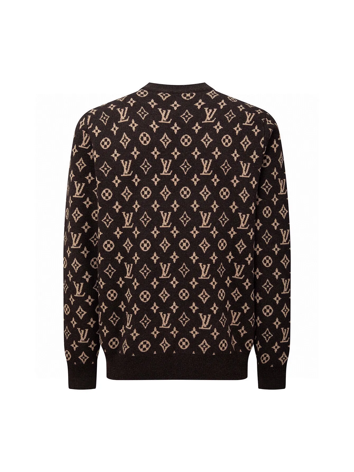 Monogram Jacquard Wool Crew-Neck Sweater D25520395 — view 2