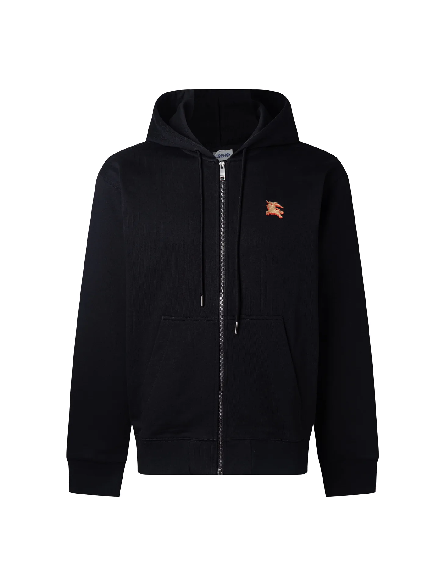 Embroidered Knight Logo Zip-Up Hoodie D30520401 — view 2