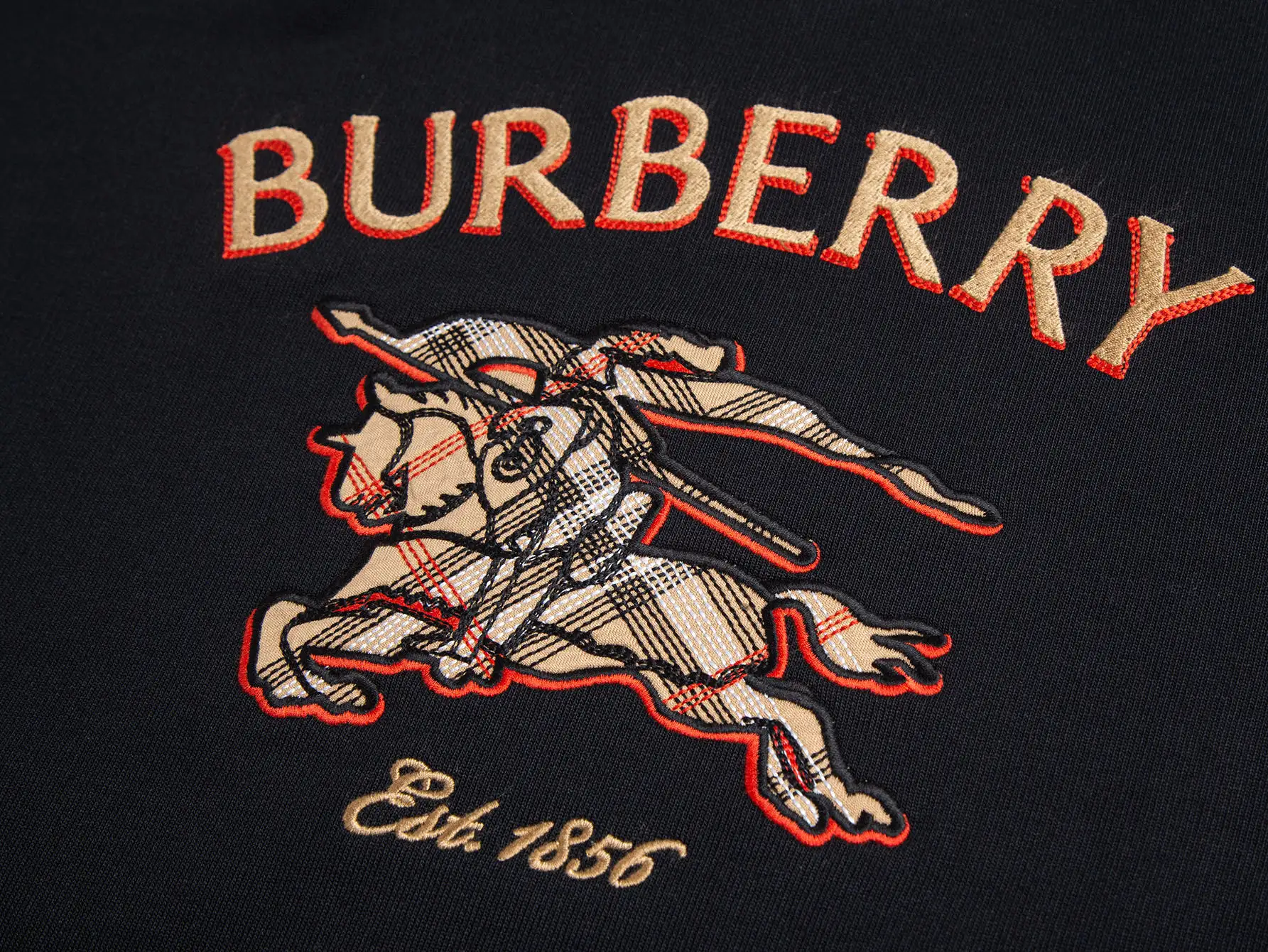 Embroidered Knight Logo Zip-Up Hoodie D30520401 — view 4