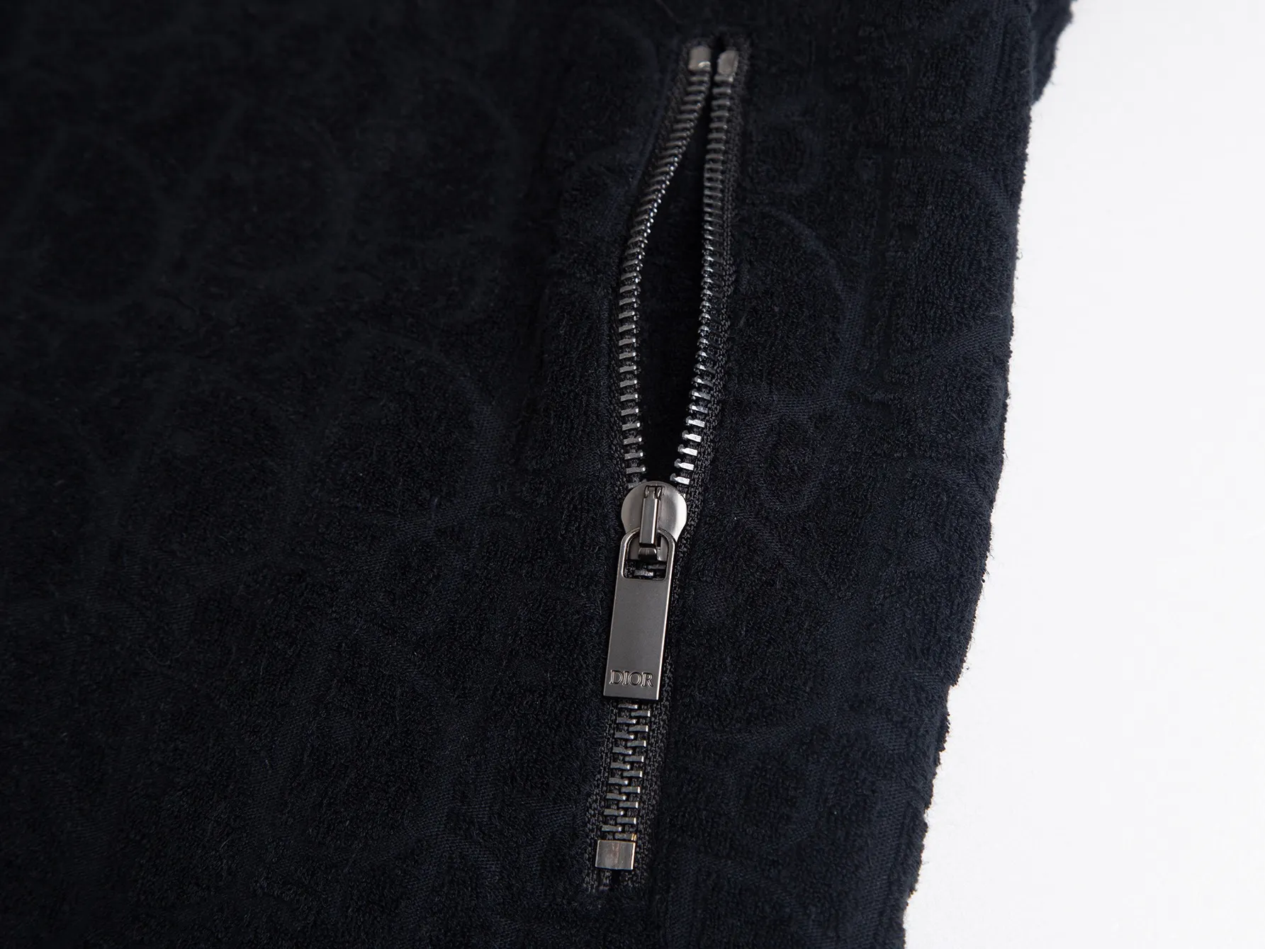 Oblique Jacquard Terry Cotton Zip-Up Jacket D30520410 — view 7