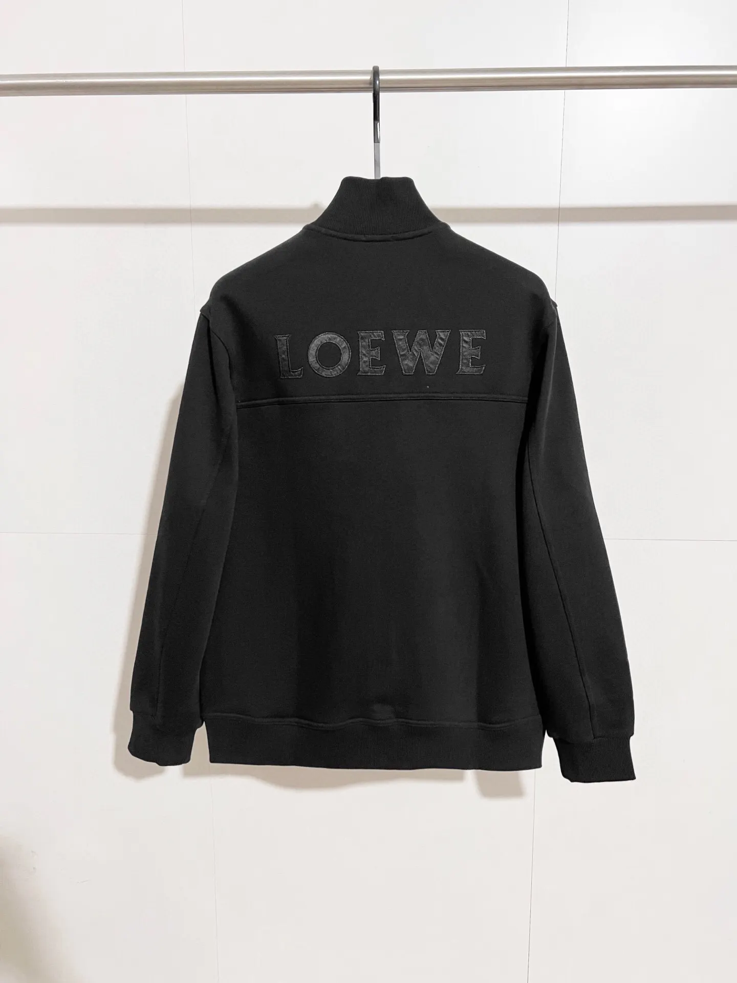 Leather-Pocket Fleece Zip-Up Jacket D30520400 — view 2