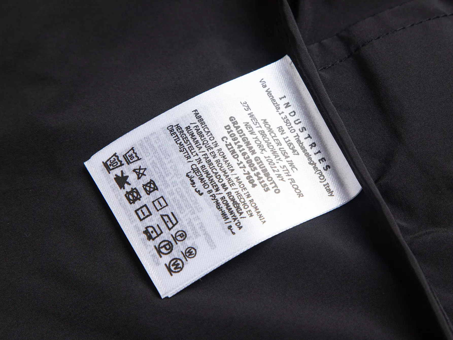 Moncler Hooded Windbreaker Jacket with Grosgrain Trim D31020432 — view 13