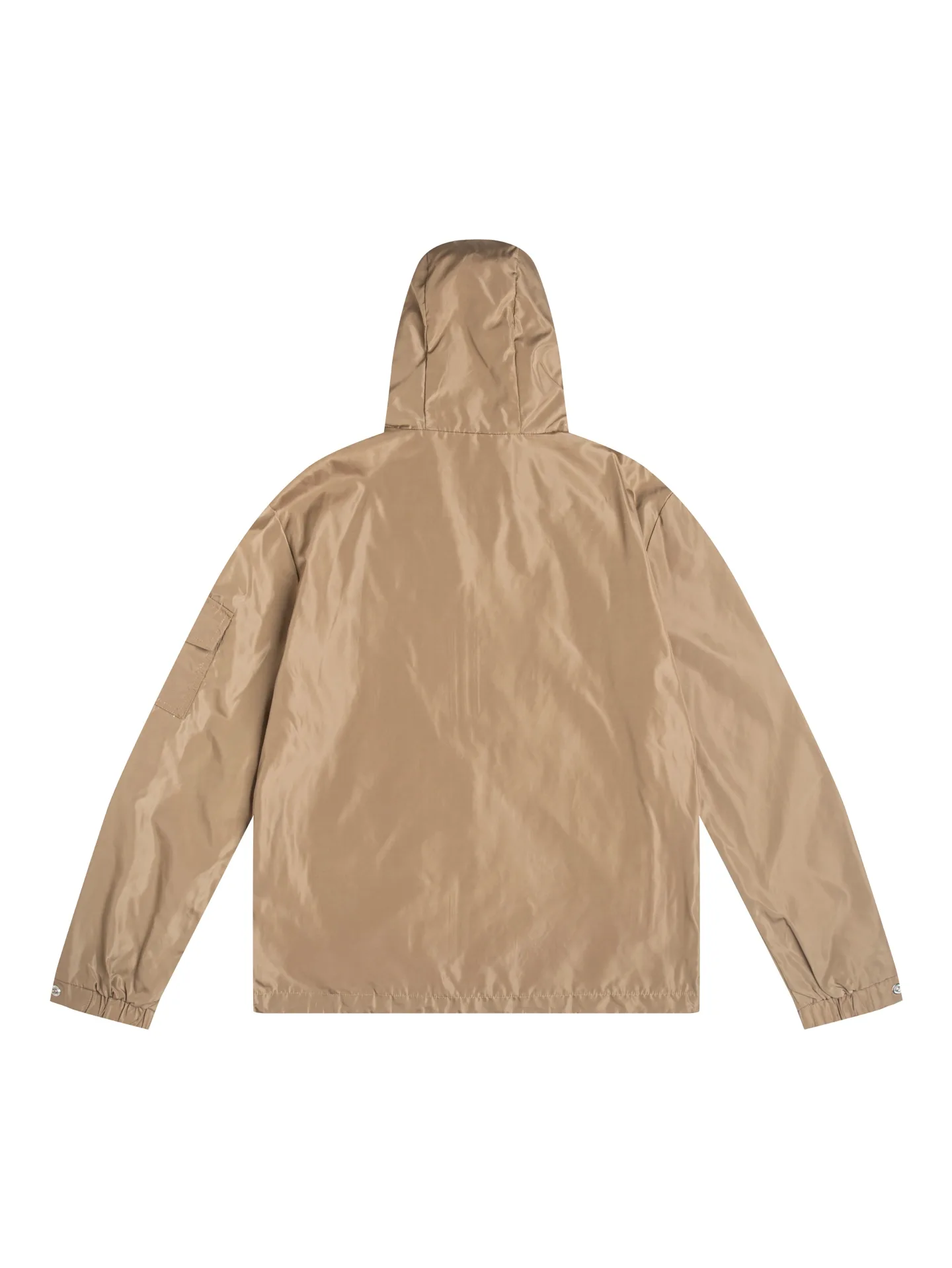 Hooded Windbreaker Jacket with Contrast Trim D31020438 — view 2