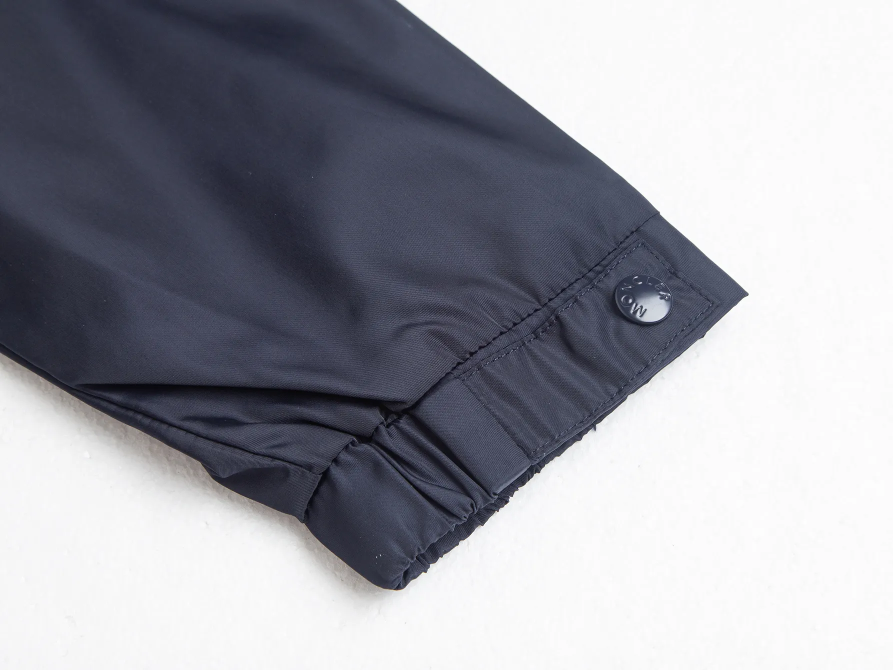 Moncler Hooded Windbreaker Jacket with Tricolour Trim D31020436 — view 10