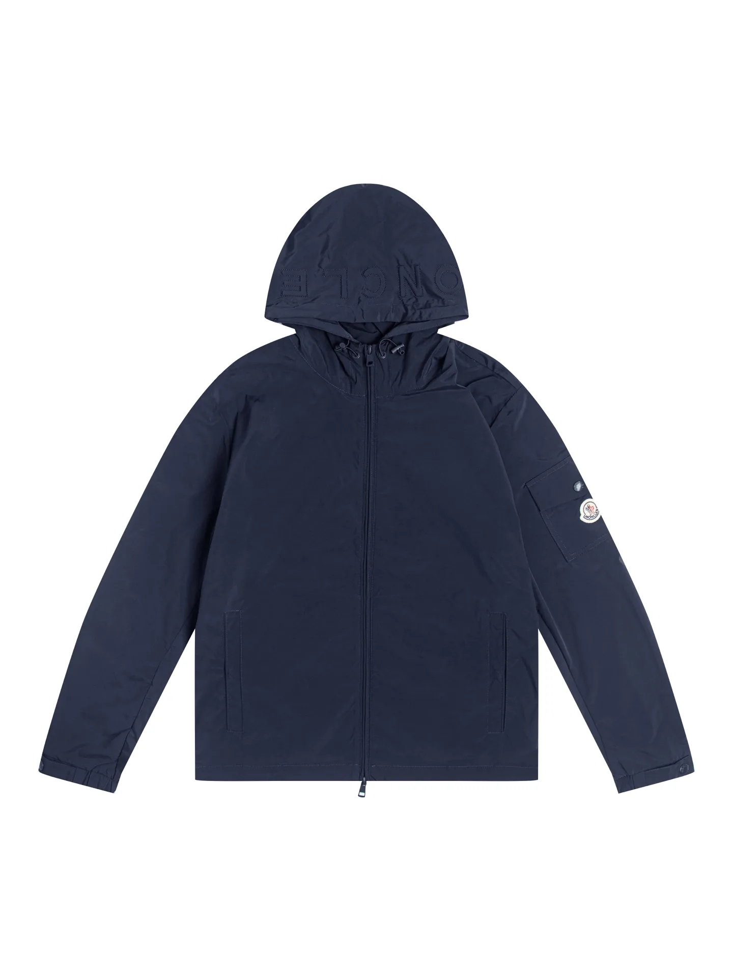 Logo-Appliquéd Hooded Windbreaker Jacket D32020426
