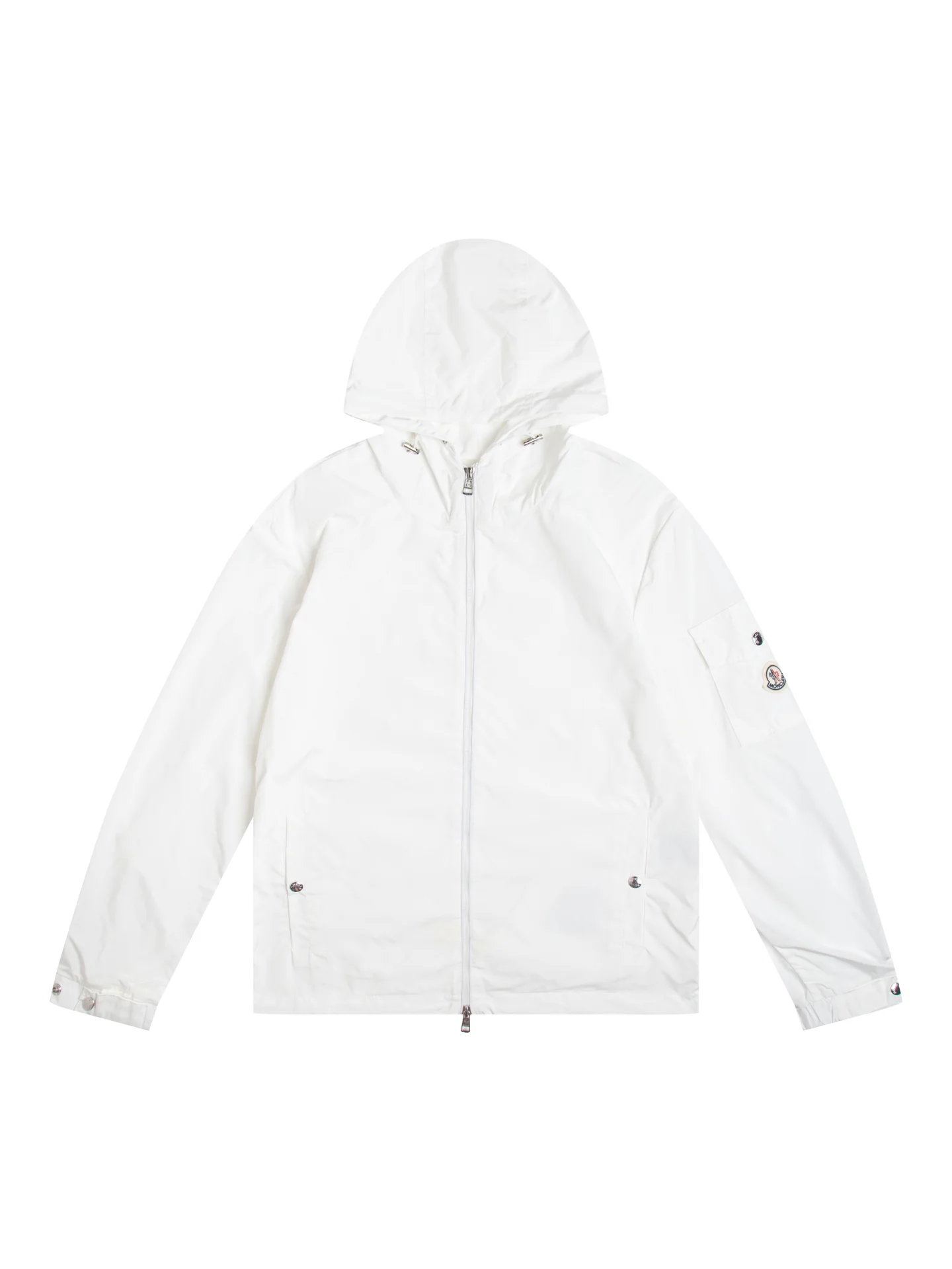 Logo-Appliquéd Hooded Windbreaker Jacket D32020424