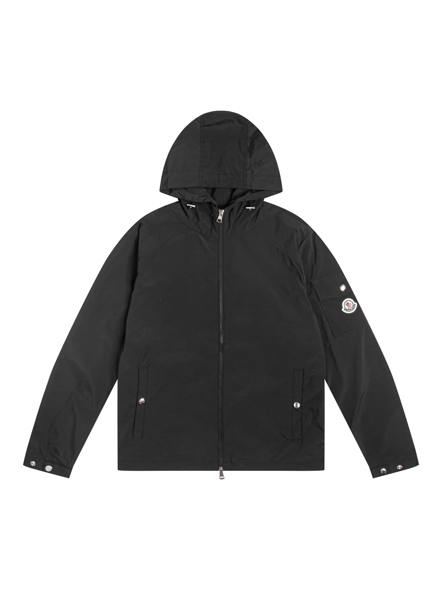 Logo-Appliqué Hooded Windbreaker Jacket D32020423