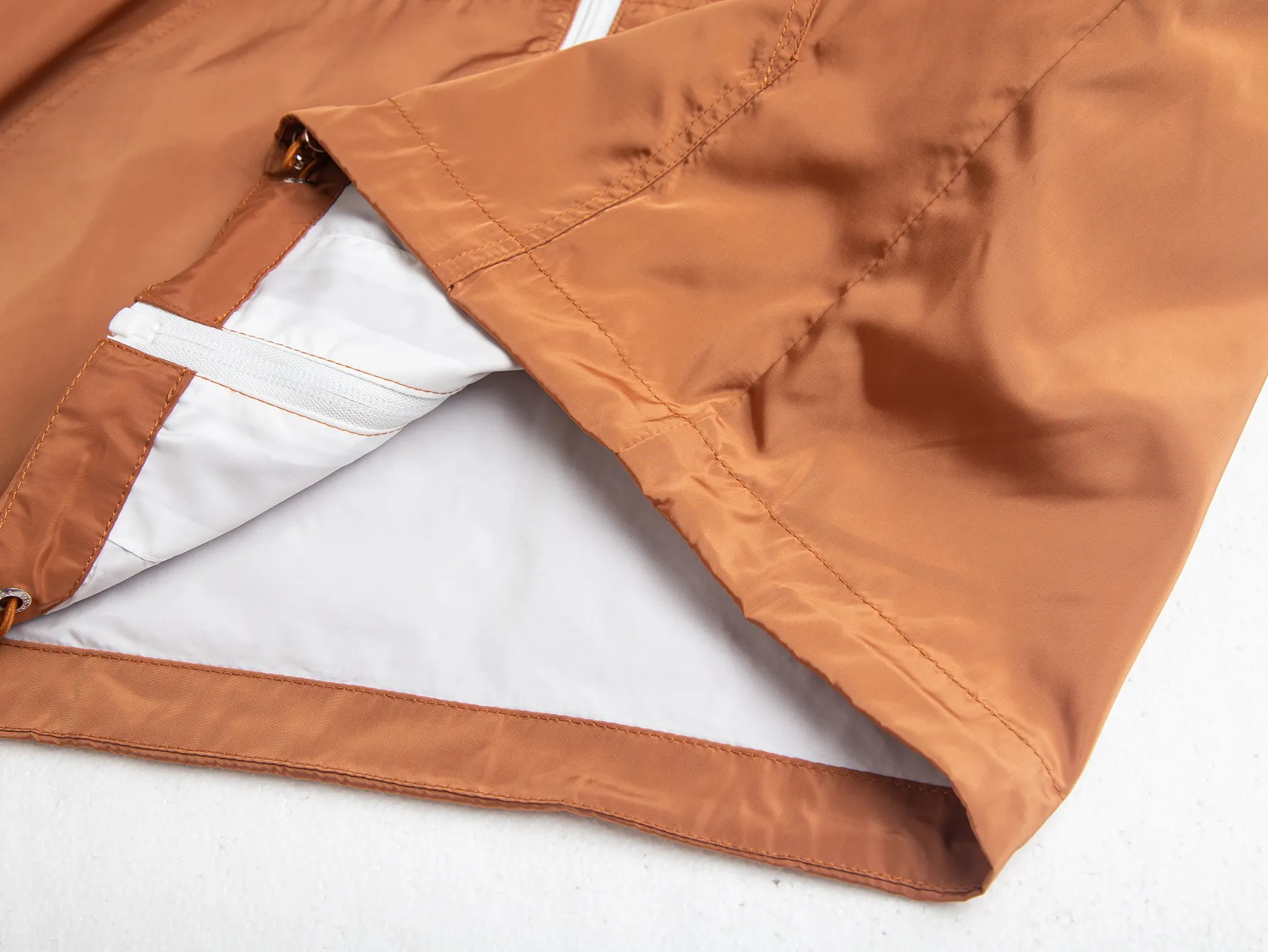 Logo-Appliquéd Hooded Shell Windbreaker Jacket D32020444 — view 10