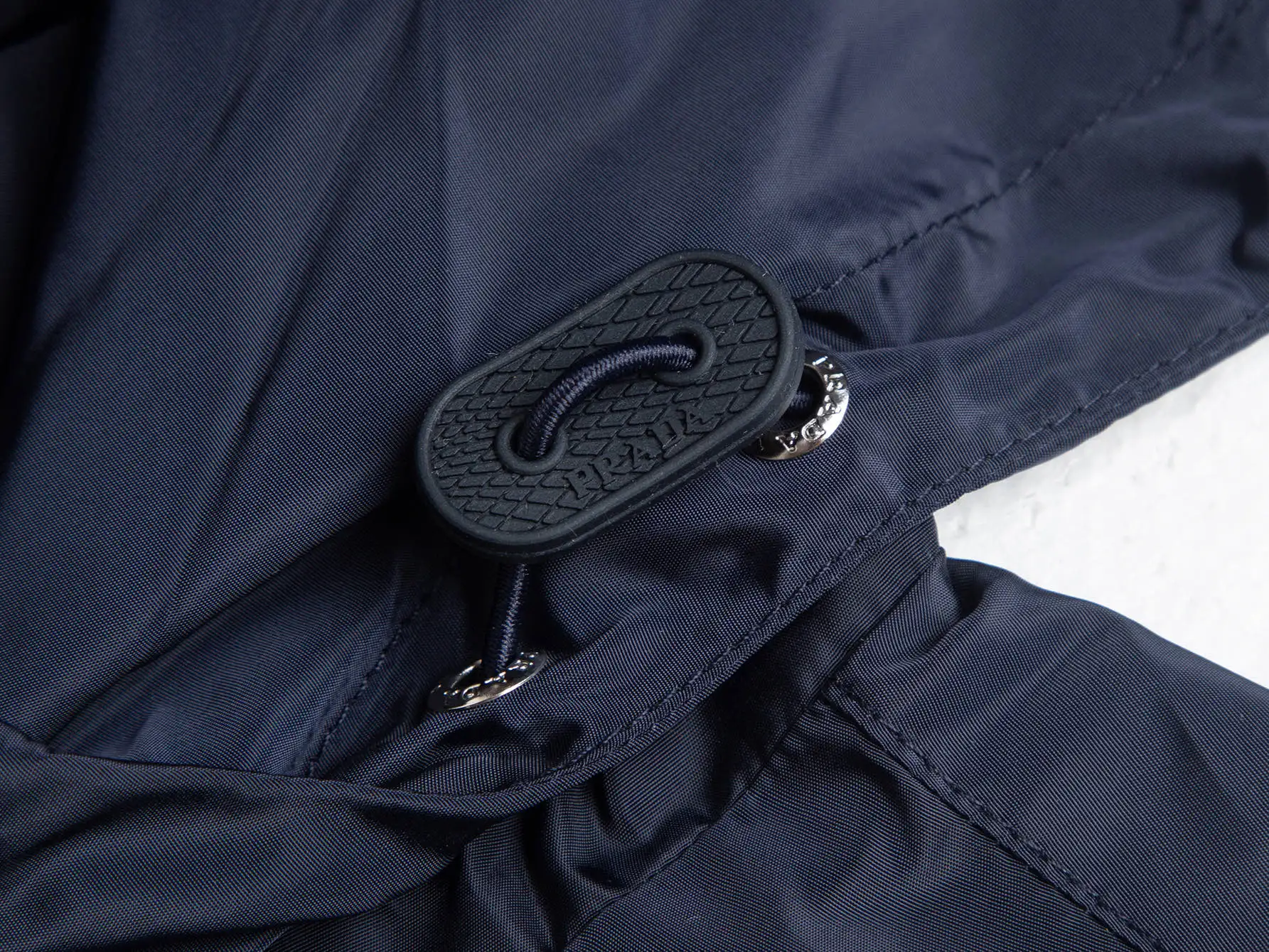 Triangle Logo Hooded Windbreaker Jacket D32520442 — view 6
