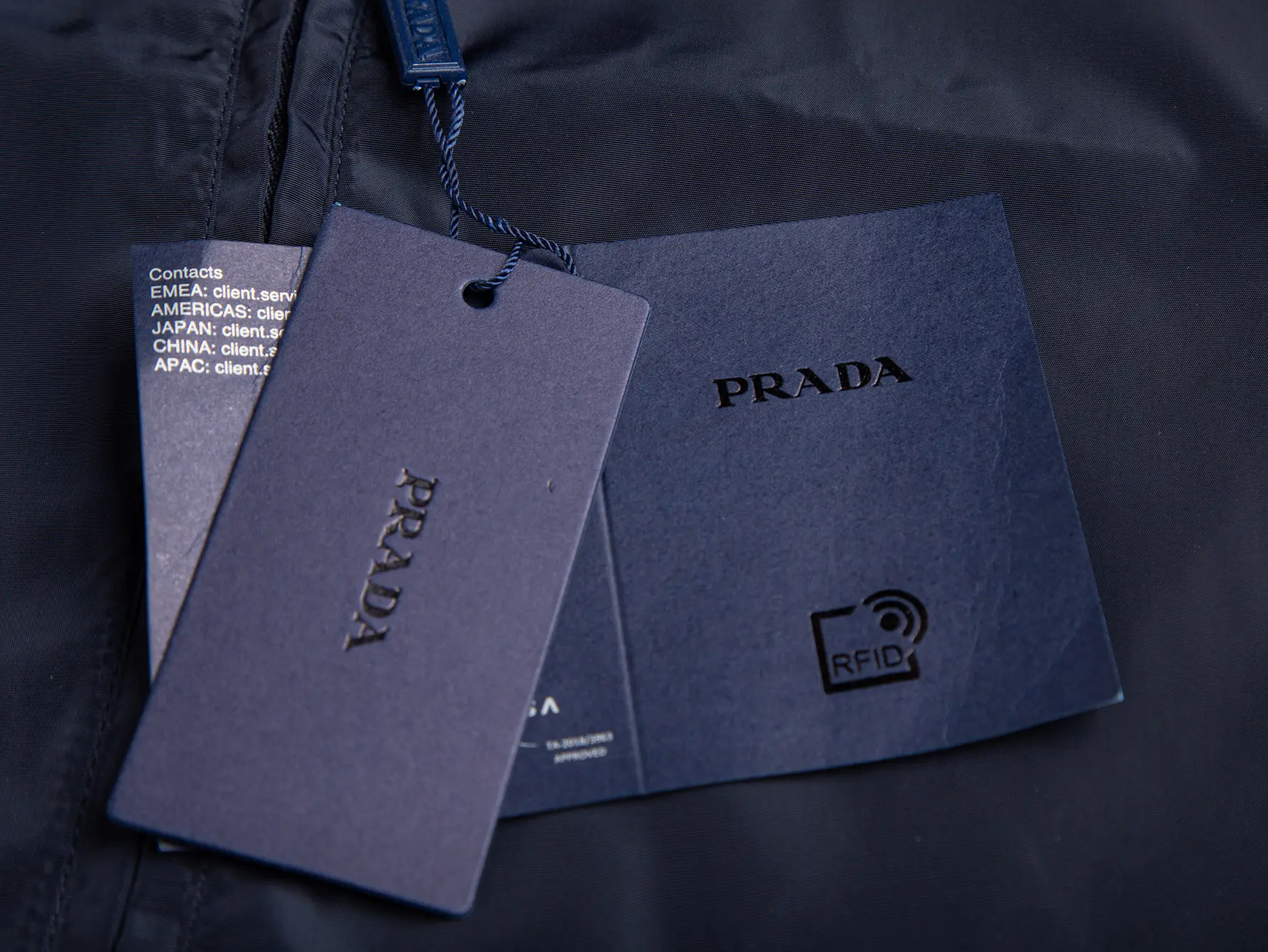 Triangle Logo Hooded Windbreaker Jacket D32520442 — view 8