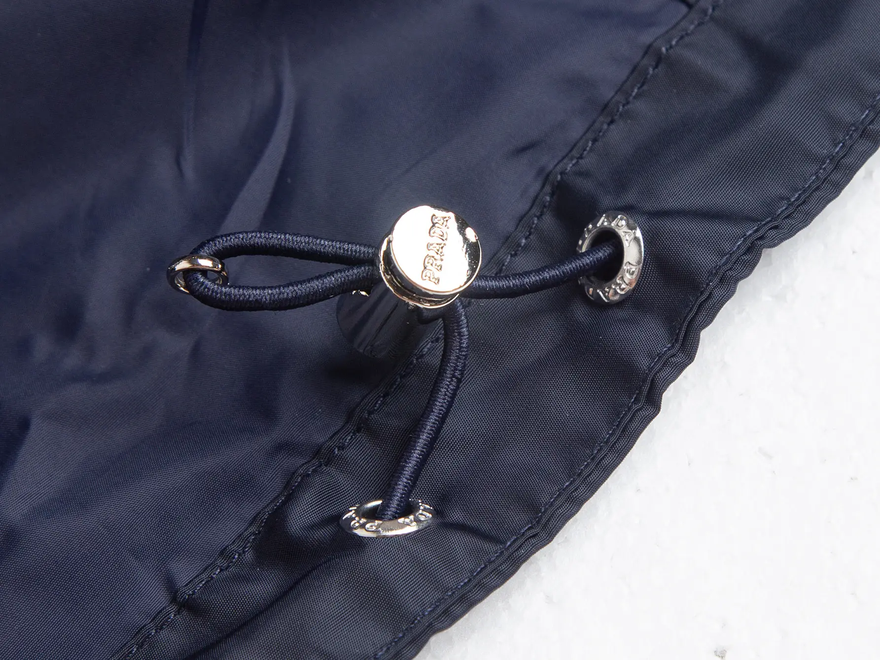 Triangle Logo Hooded Windbreaker Jacket D32520442 — view 10