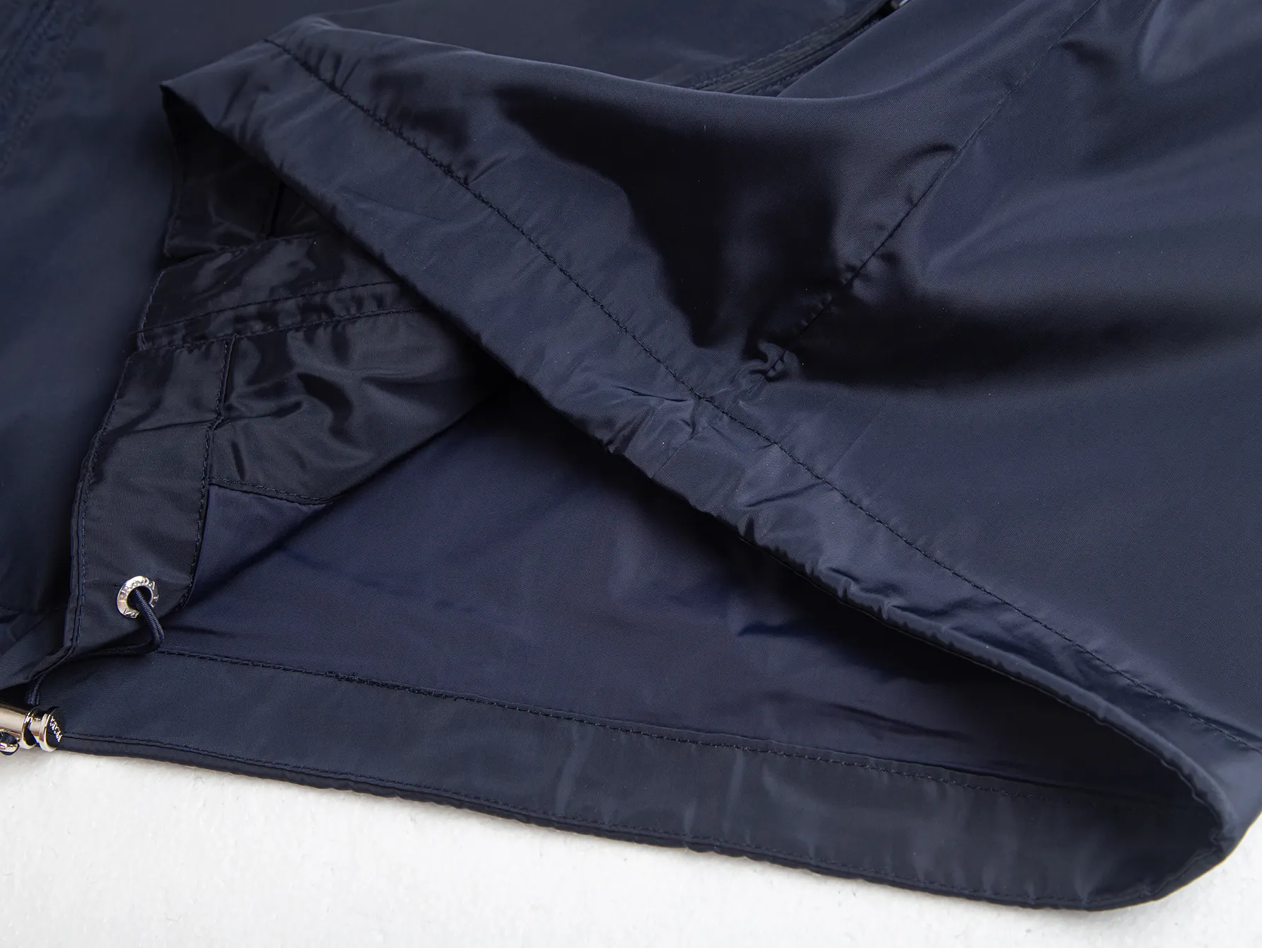 Triangle Logo Hooded Windbreaker Jacket D32520442 — view 11
