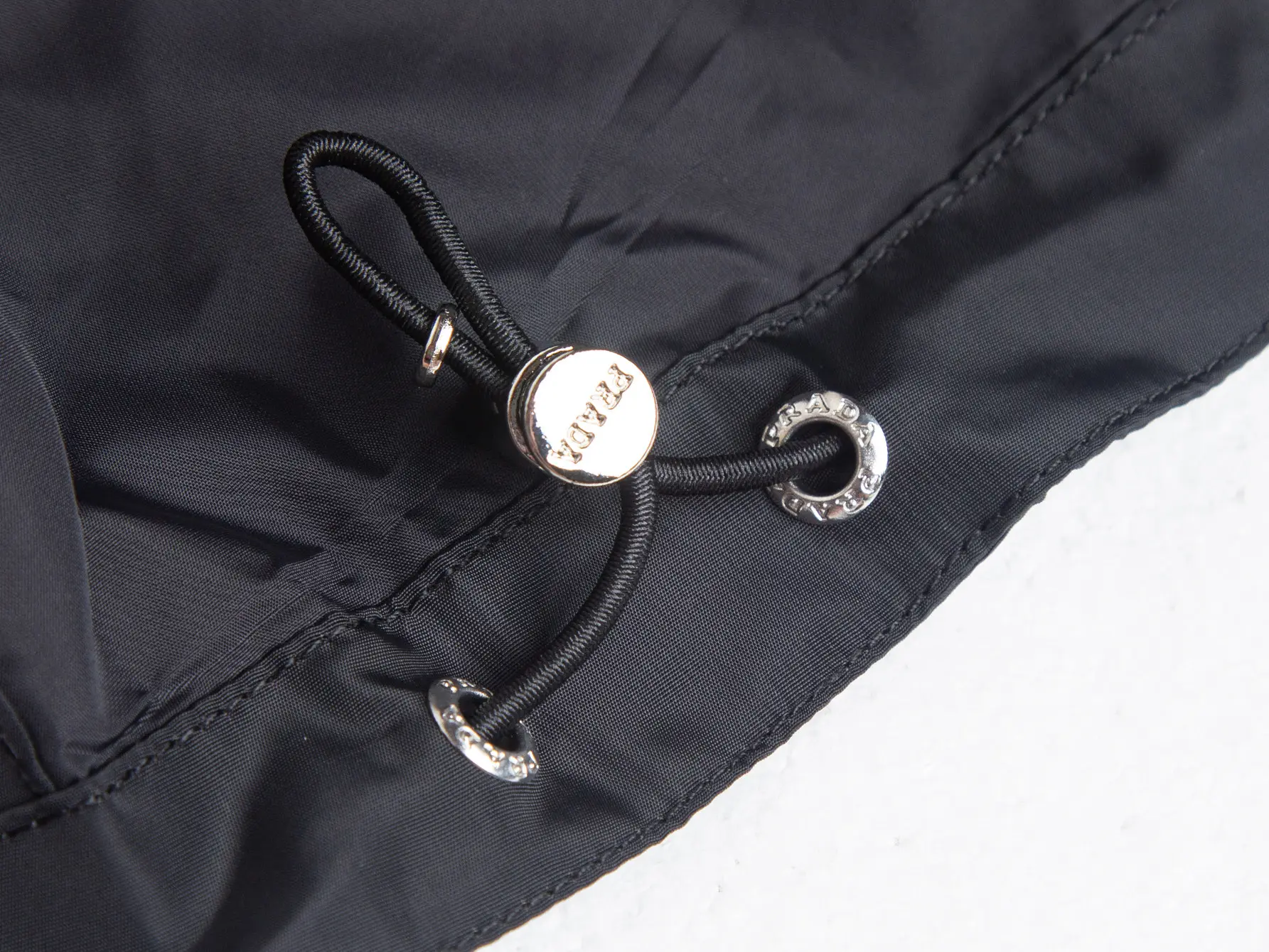 Triangle Logo Hooded Windbreaker Jacket D32520441 — view 8