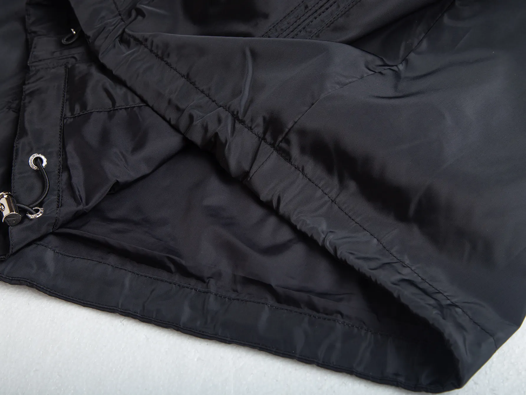 Triangle Logo Hooded Windbreaker Jacket D32520441 — view 10