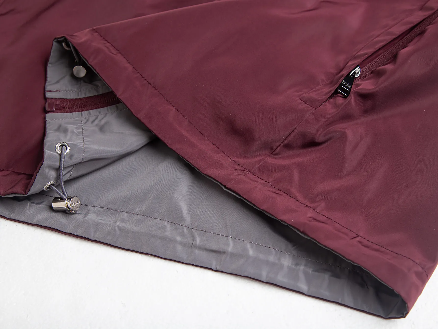 Reversible Hooded Windbreaker Jacket D35020439 — view 14
