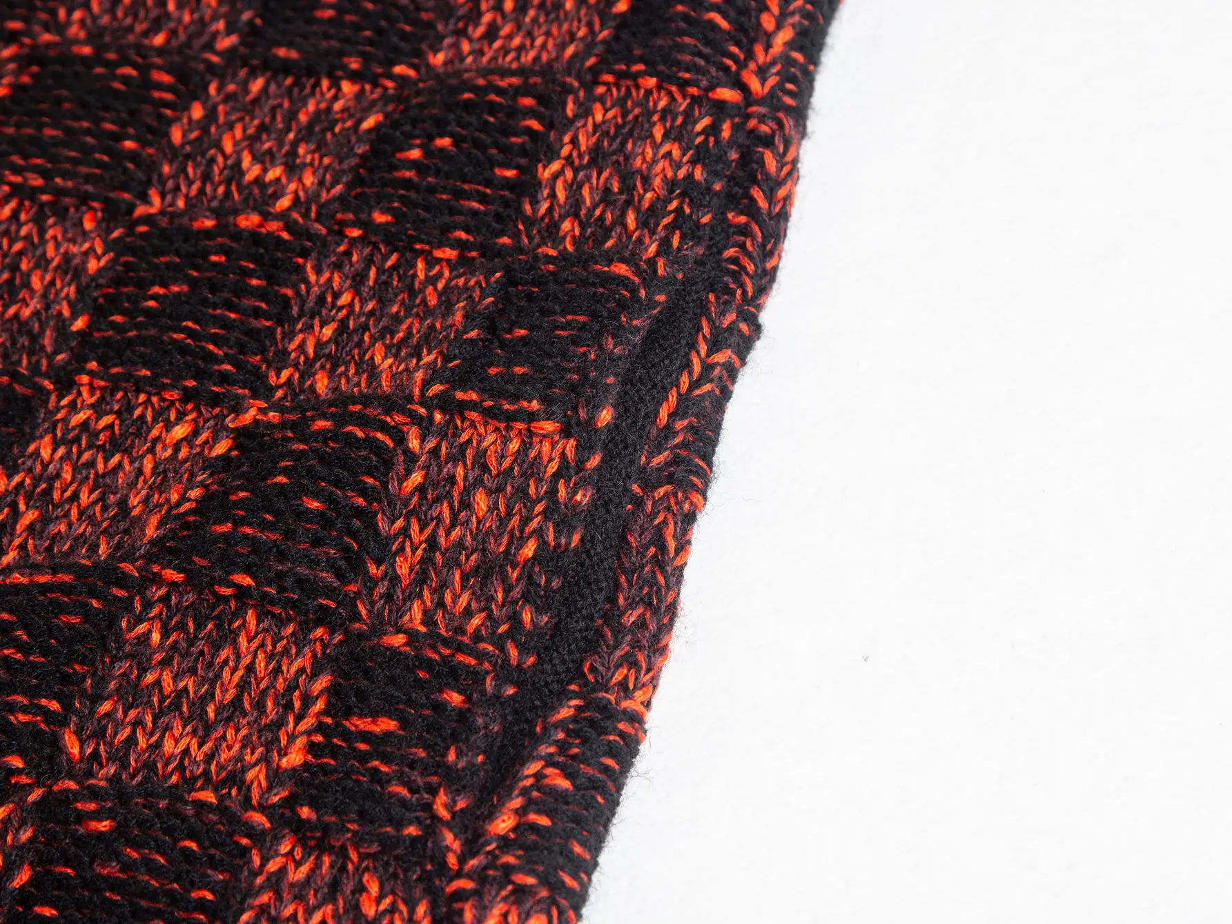 Damier Jacquard Wool-Blend Half-Zip Sweater D35520386 — view 9