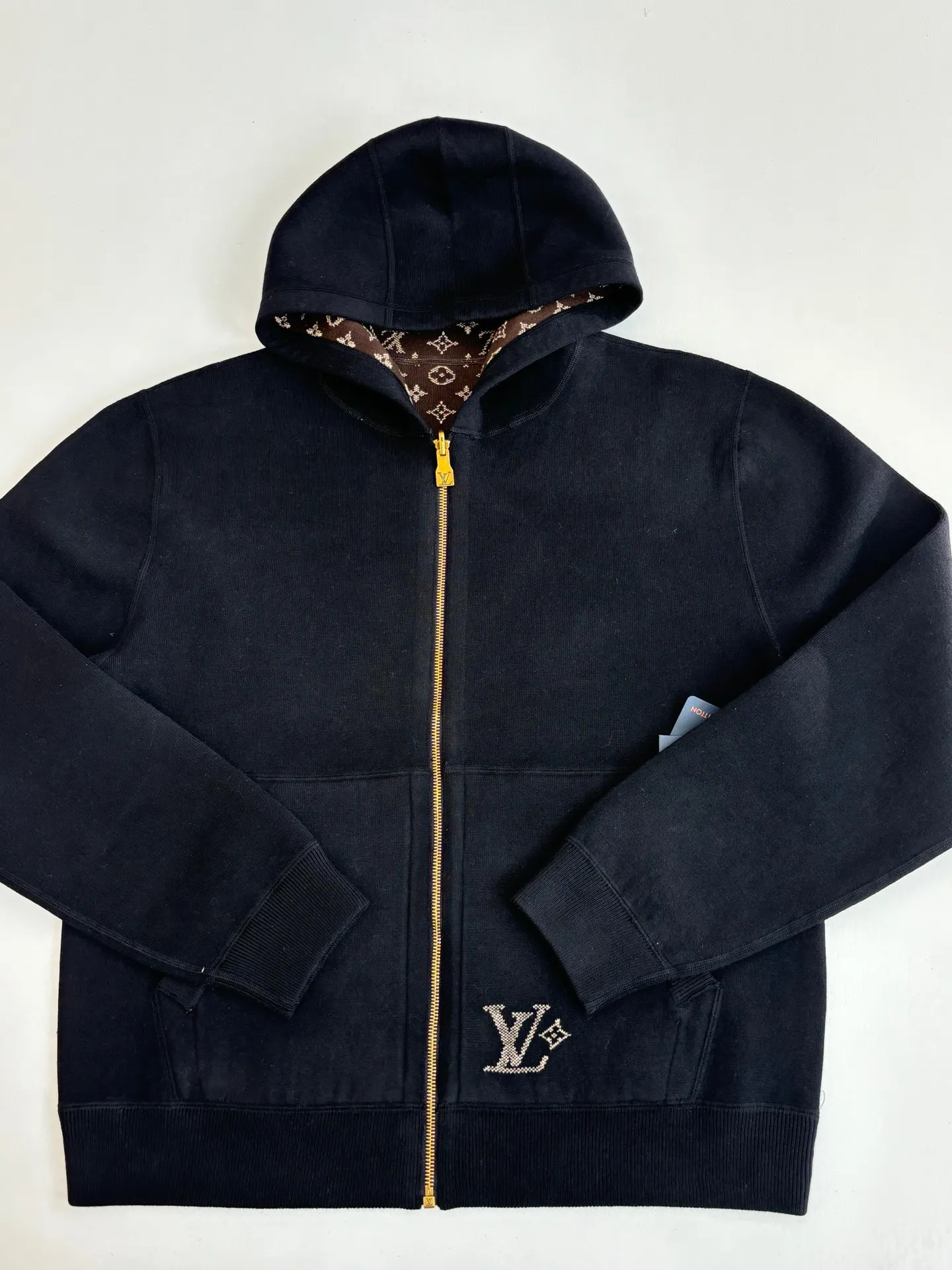 Reversible Monogram Jacquard Zip-Up Hoodie D39520405 — view 5