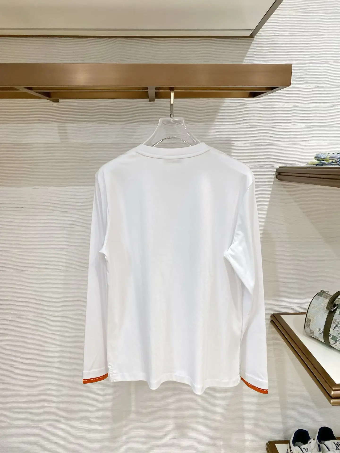 Mercerized Cotton Long-Sleeve T-Shirt D11521512 — view 2