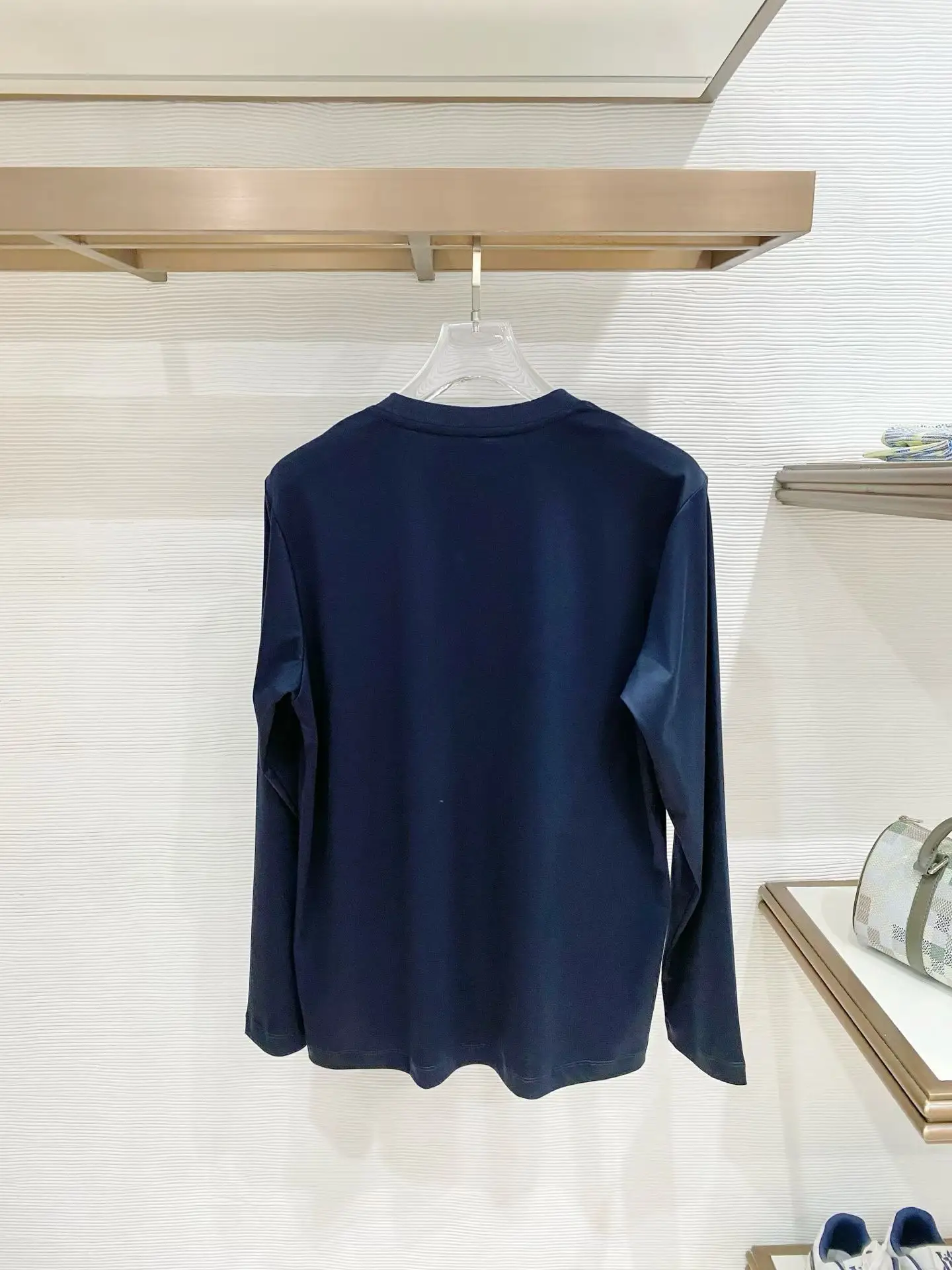 Mercerized Cotton Long-Sleeve T-Shirt D11521508 — view 2