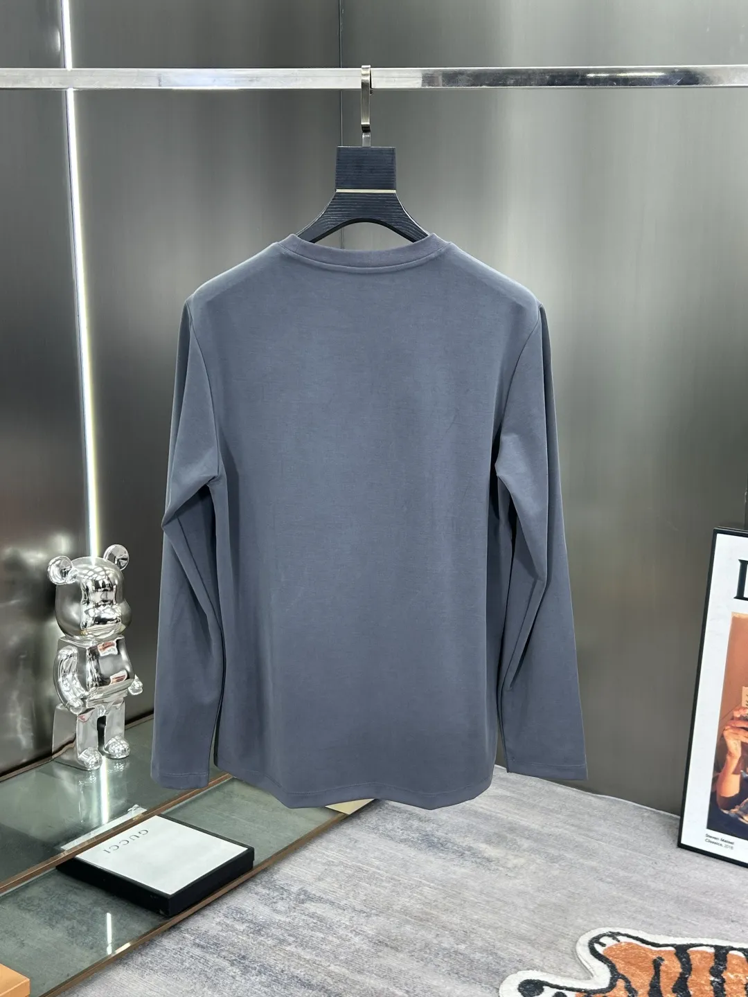 Embroidered Long-Sleeve Cotton T-Shirt D11521499 — view 2
