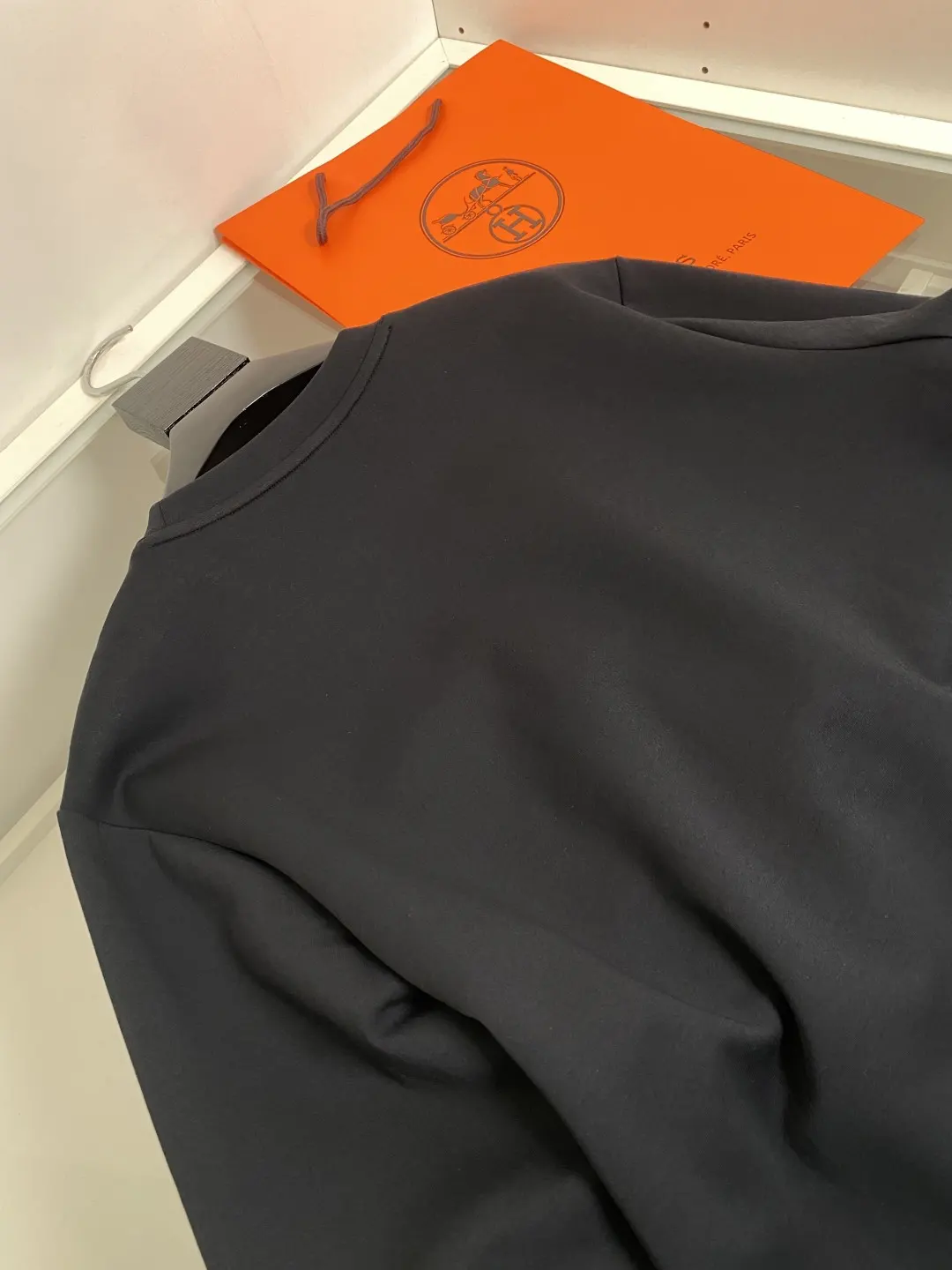 Embroidered Pocket Scuba Sweatshirt D13521490 — view 3