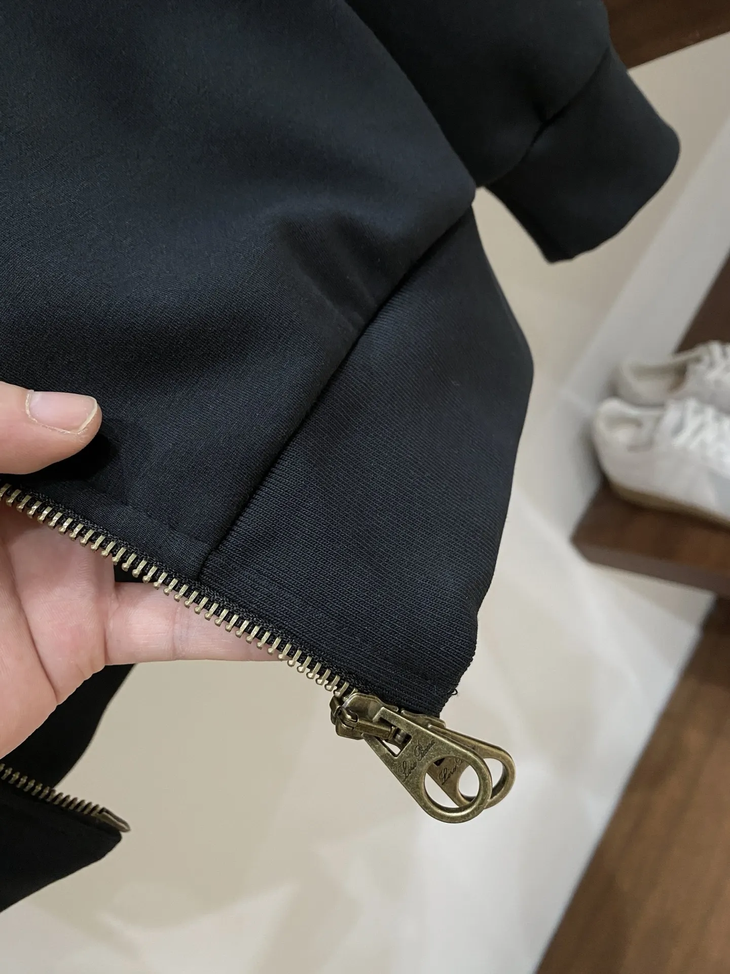 Embroidered Scuba Zip-Up Hoodie D19521482 — view 8